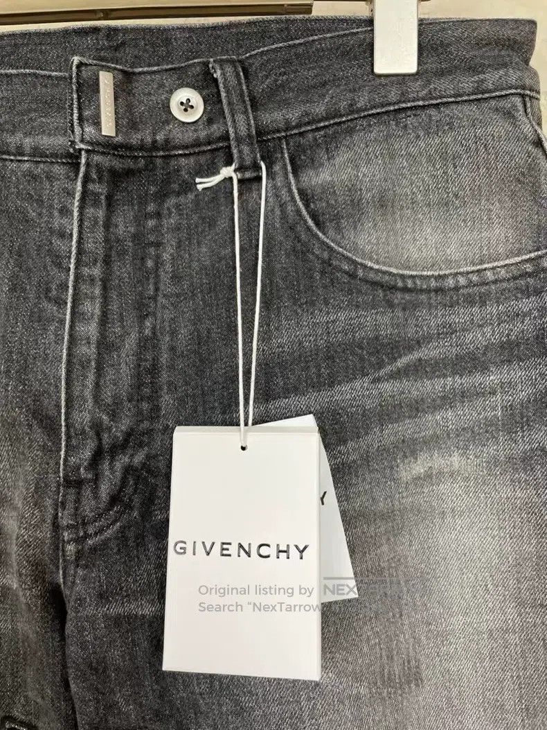 Givenchy Givenchy New Blue Zipper Denim Jeans Size US 31 - 3 Thumbnail