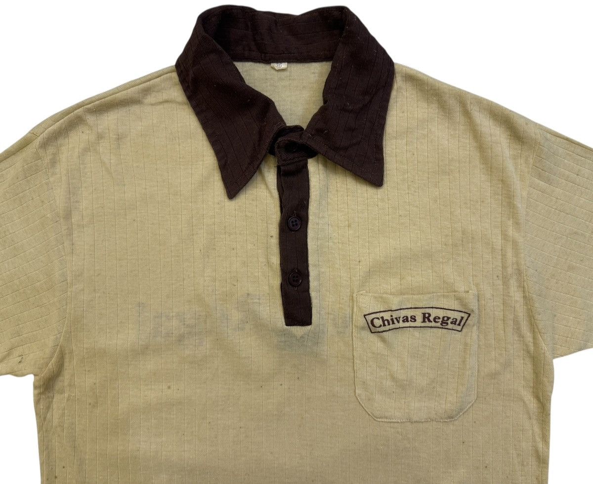 Vintage Vintage 70s Chivas Regal polo tee Size US S / EU 44-46 / 1 - 4 Thumbnail