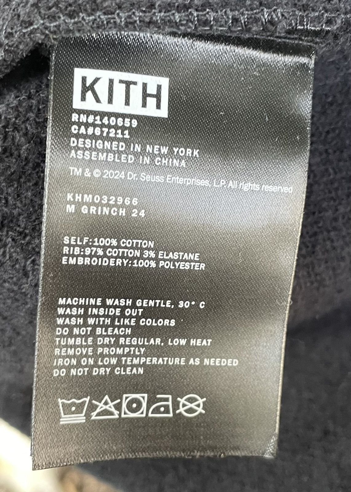 Kith Kith X Grinch Serif Nelson Crewneck Size US M / EU 48-50 / 2 - 7 Thumbnail