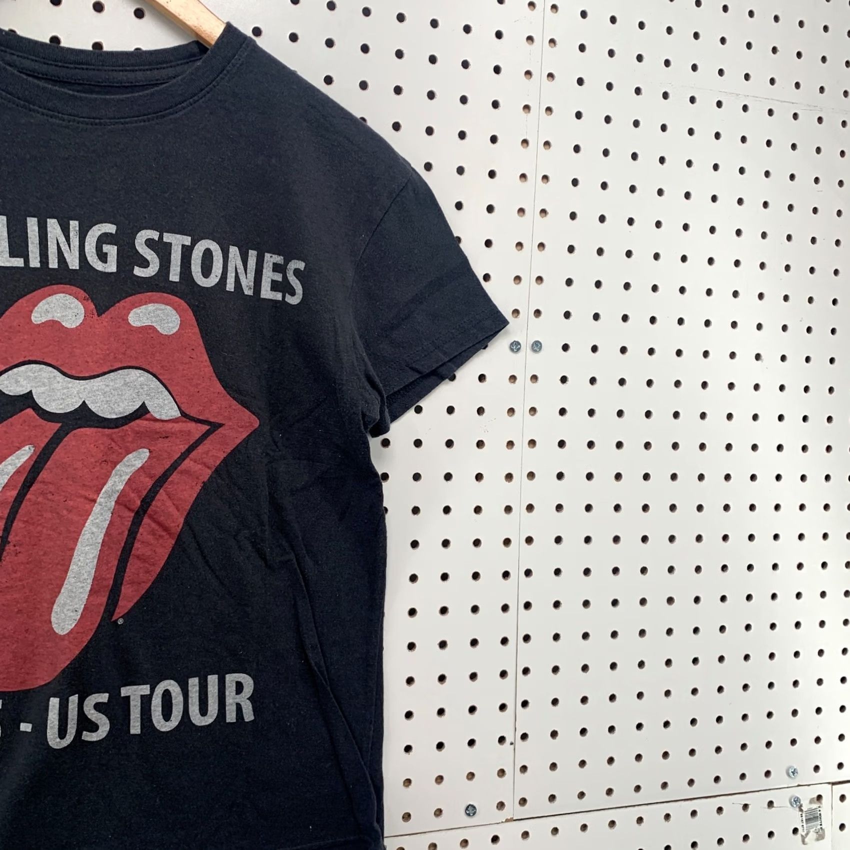 Vintage The Rolling Stones Shirt Black 1975 US Tour Womens XS T-Shirt Music Rock Band T Size XS / US 0-2 / IT 36-38 - 4 Thumbnail
