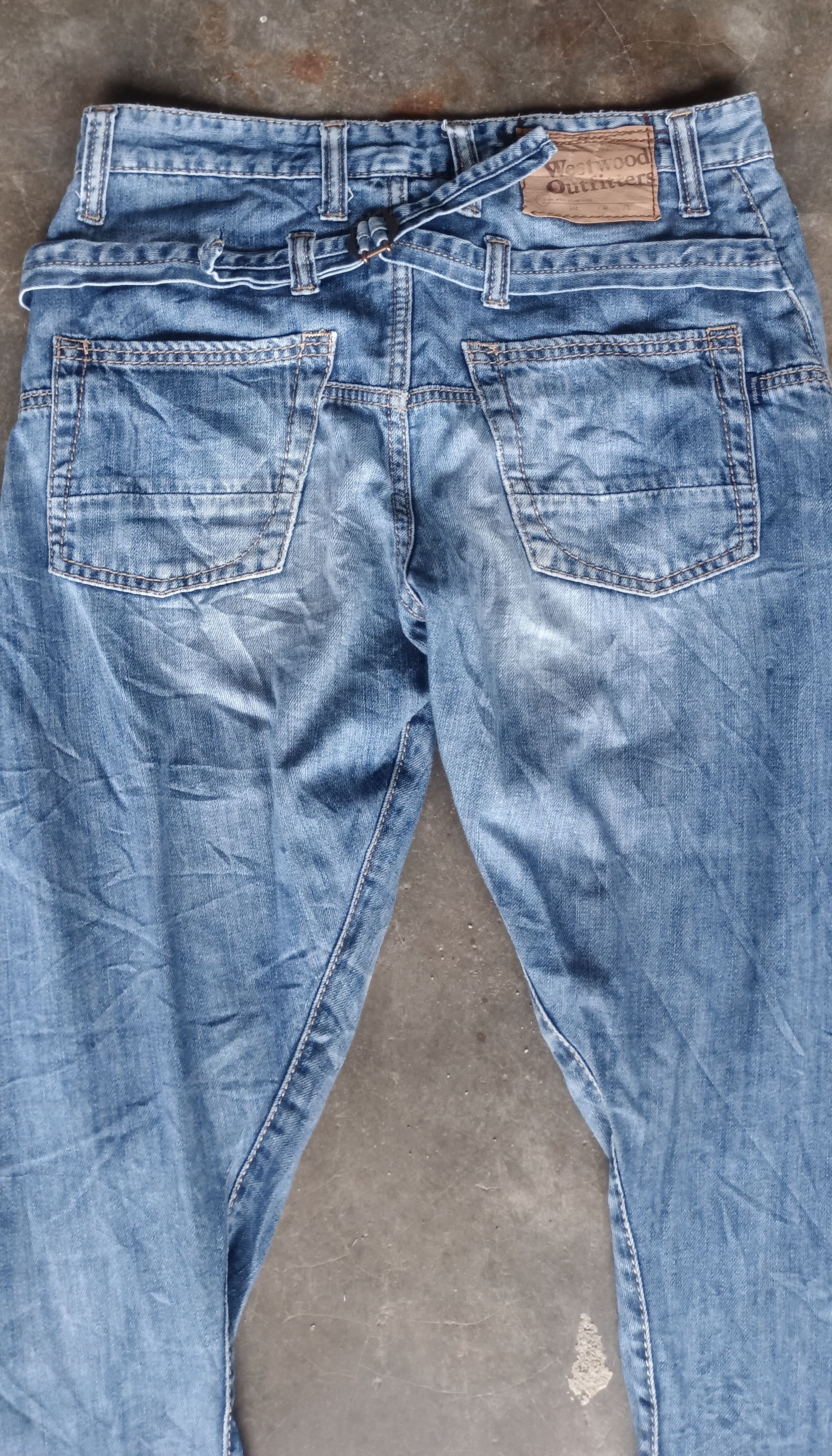 Japanese Brand Vintage💥 Westwood Outfitters Distressed jeans Size US 31 - 11 Thumbnail