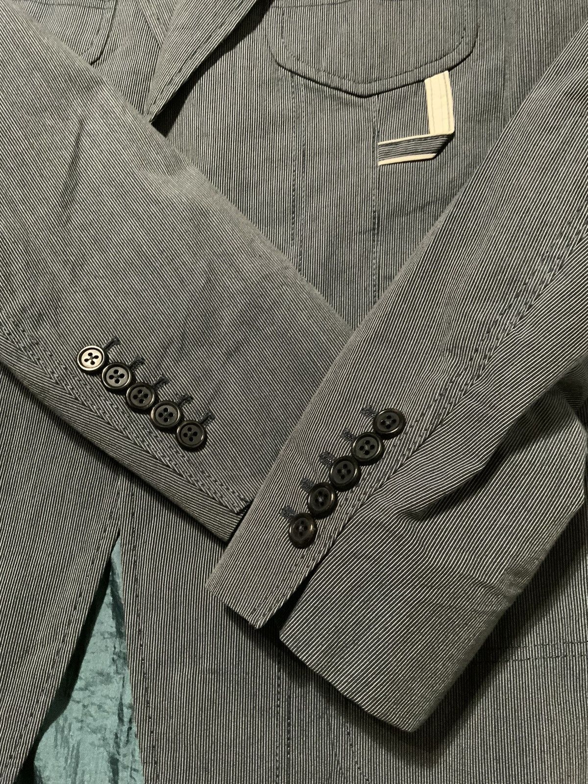 Paul Smith $795 Paul Smith Nylon Lined Stripe Sportscoat Blazer Jacket Size US S / EU 44-46 / 1 - 7 Thumbnail