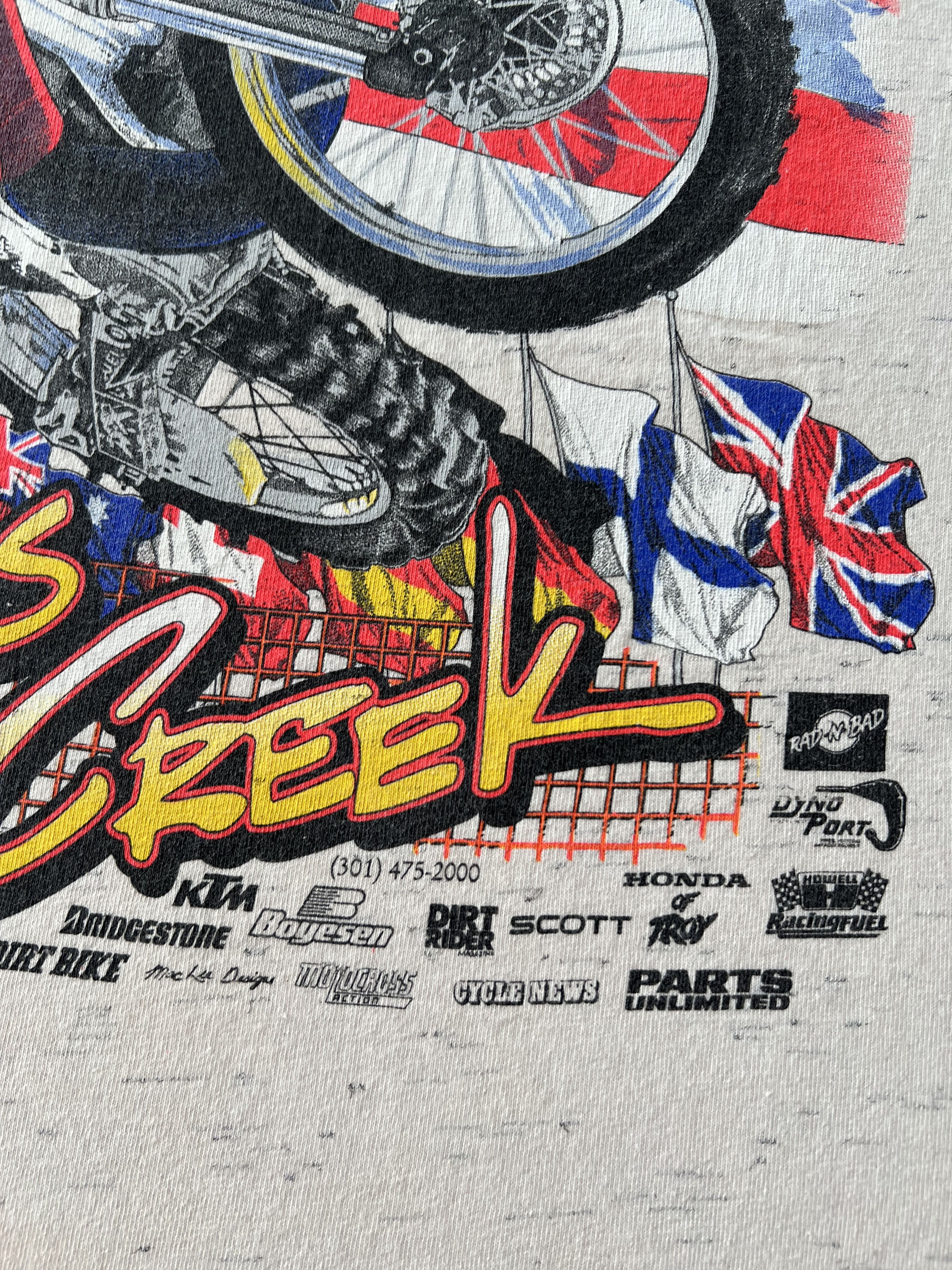 Vintage Vintage 90s 250 USGP AMA Motocross Supercross Racing Honda Size US XL / EU 56 / 4 - 17 Thumbnail