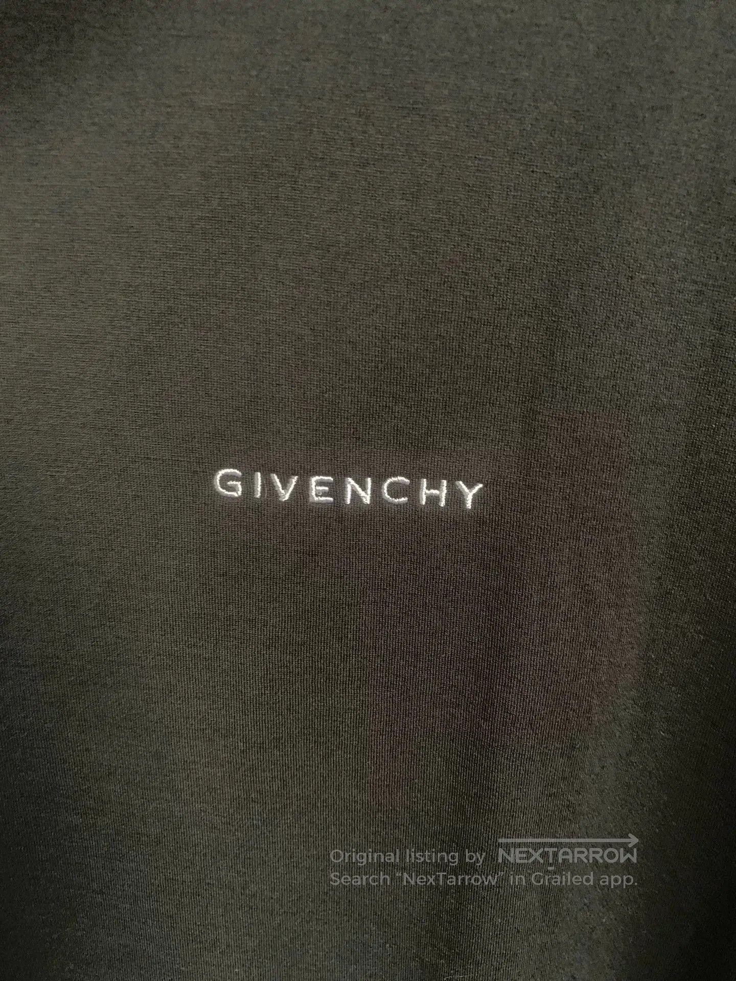 Givenchy Givenchy New Logo Embroidered Black T. Size US L / EU 52-54 / 3 - 7 Thumbnail