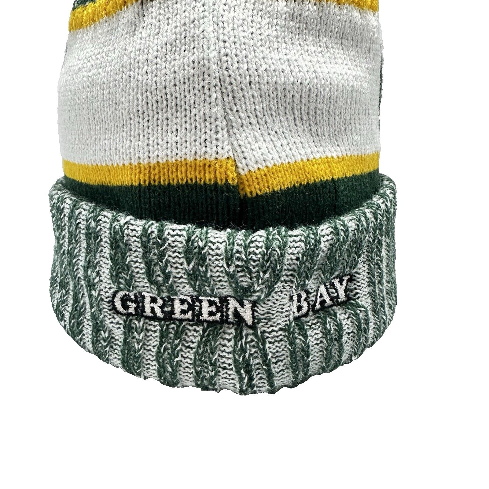 NFL New NFL Green Bay Packers Pom Pom Knit Hat Beanie Hat Cap Size ONE SIZE - 4 Thumbnail