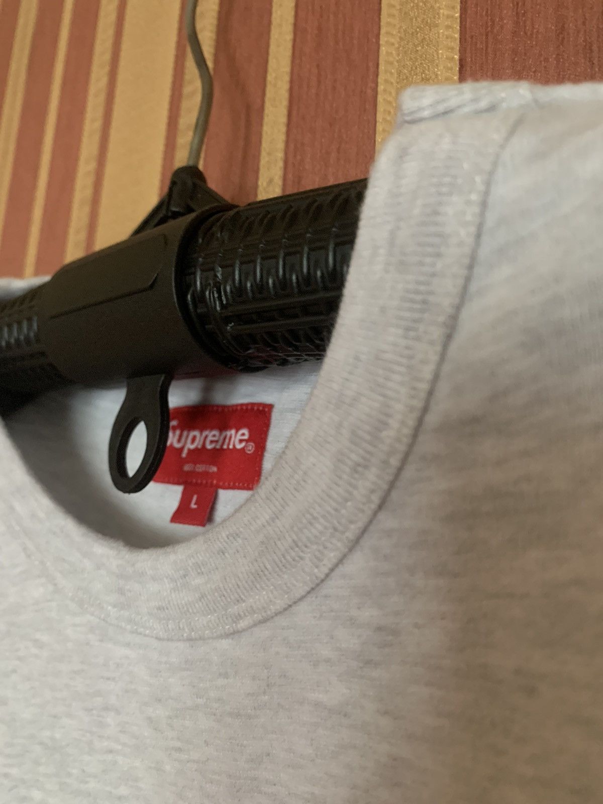 Supreme Supreme Shirt Men Grey Black Cotton Cloud Arc Graphic Size US L / EU 52-54 / 3 - 5 Thumbnail