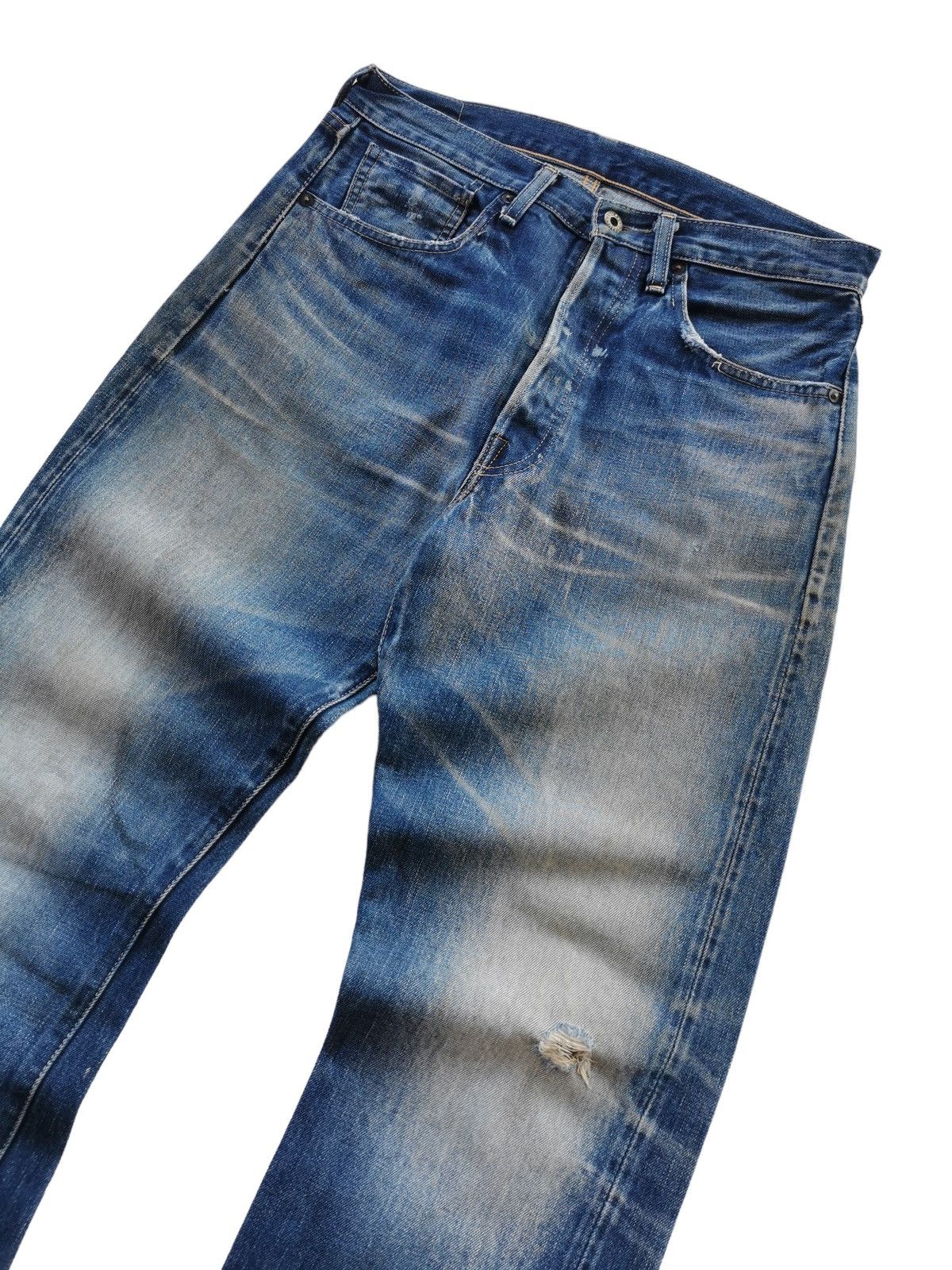 Le Grande Bleu (L.G.B.) Levis Vintage Clothing LVC Selvedge Denim Jeans Size US 31 - 5 Thumbnail