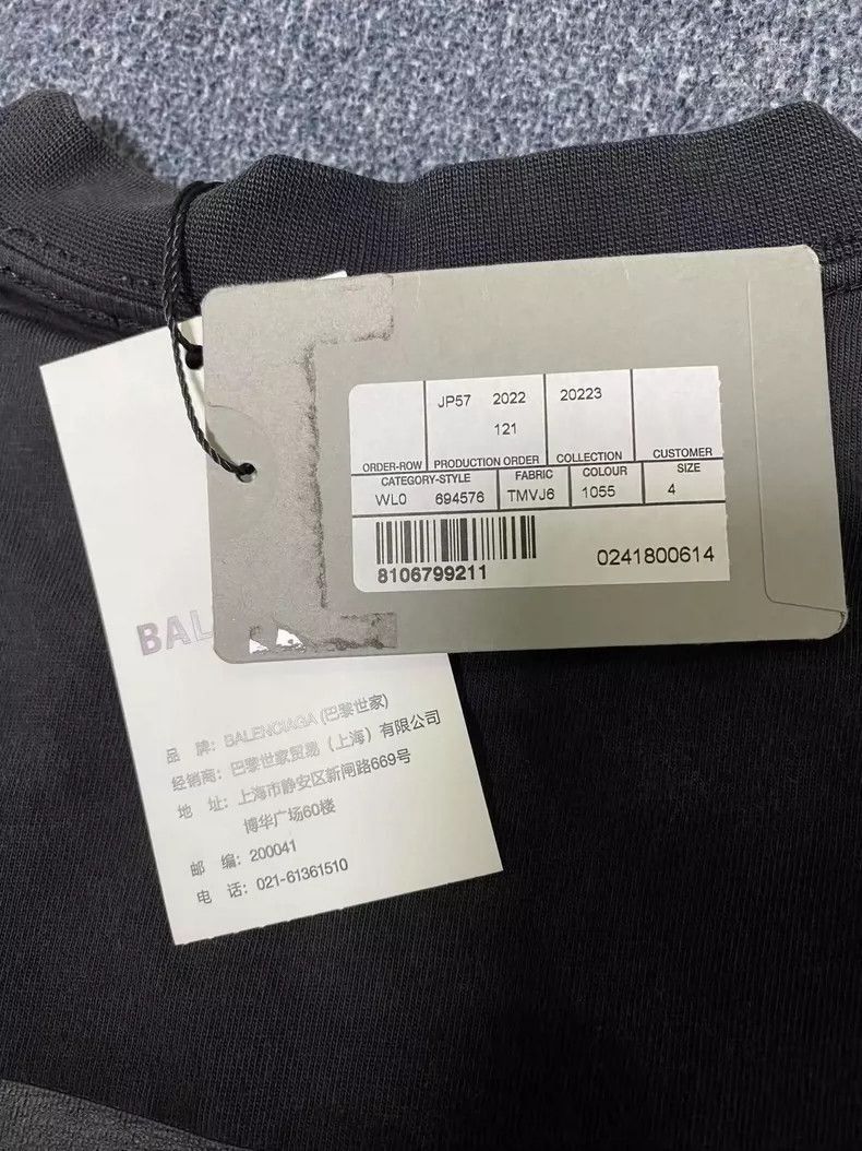 Balenciaga Balenciaga Black Short Sleeve TShirt with Tags-2505 Size US M / EU 48-50 / 2 - 3 Thumbnail