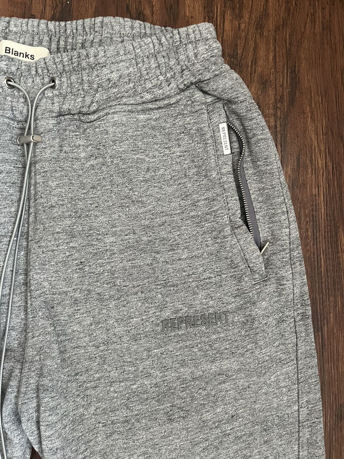 Represent Clo. × Vintage MARL GREY SWEAT PANTS Size US 30 / EU 46 - 2 Thumbnail