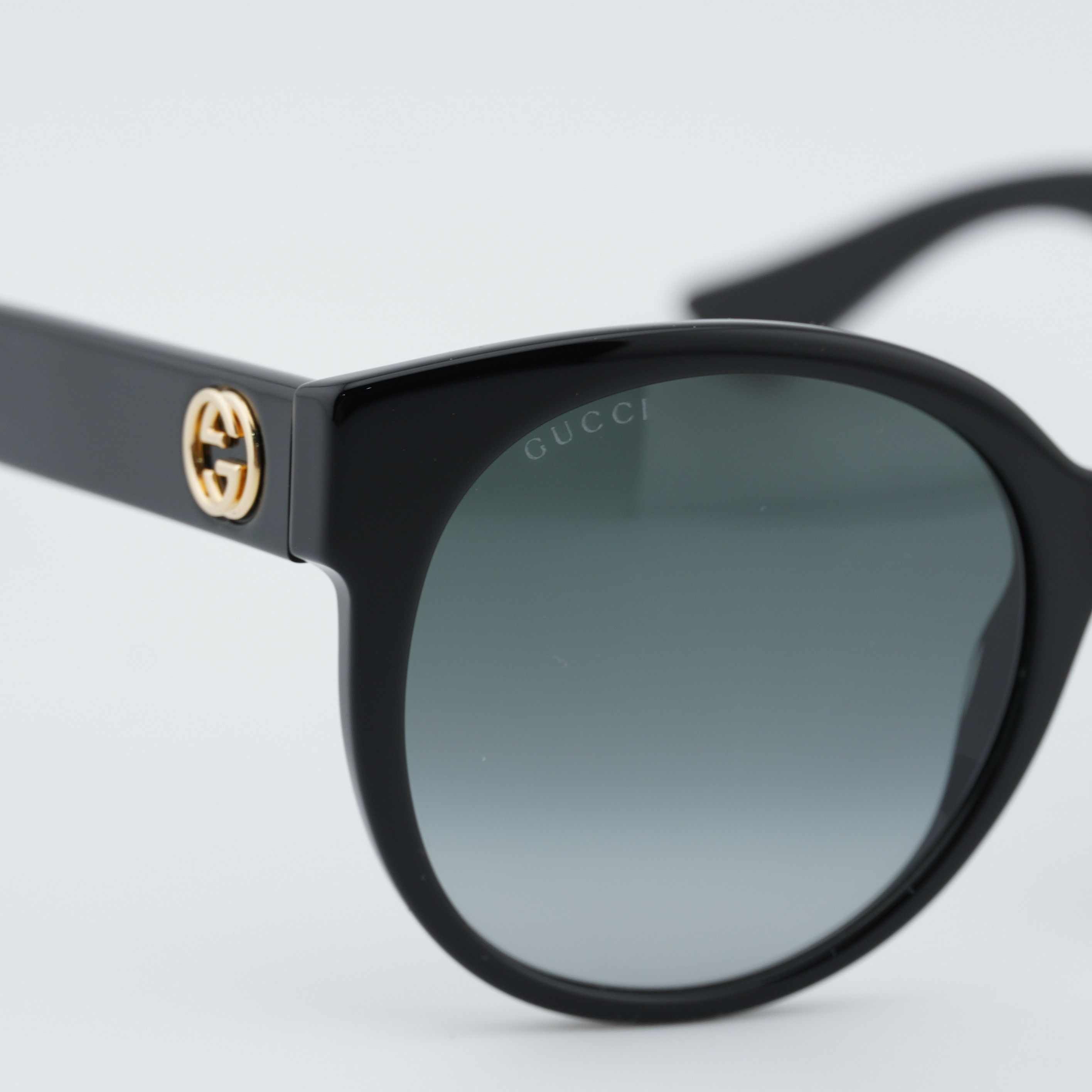 Gucci Gucci GG0035S 001 Women Sunglasses Black Round Frame Size ONE SIZE - 9 Thumbnail