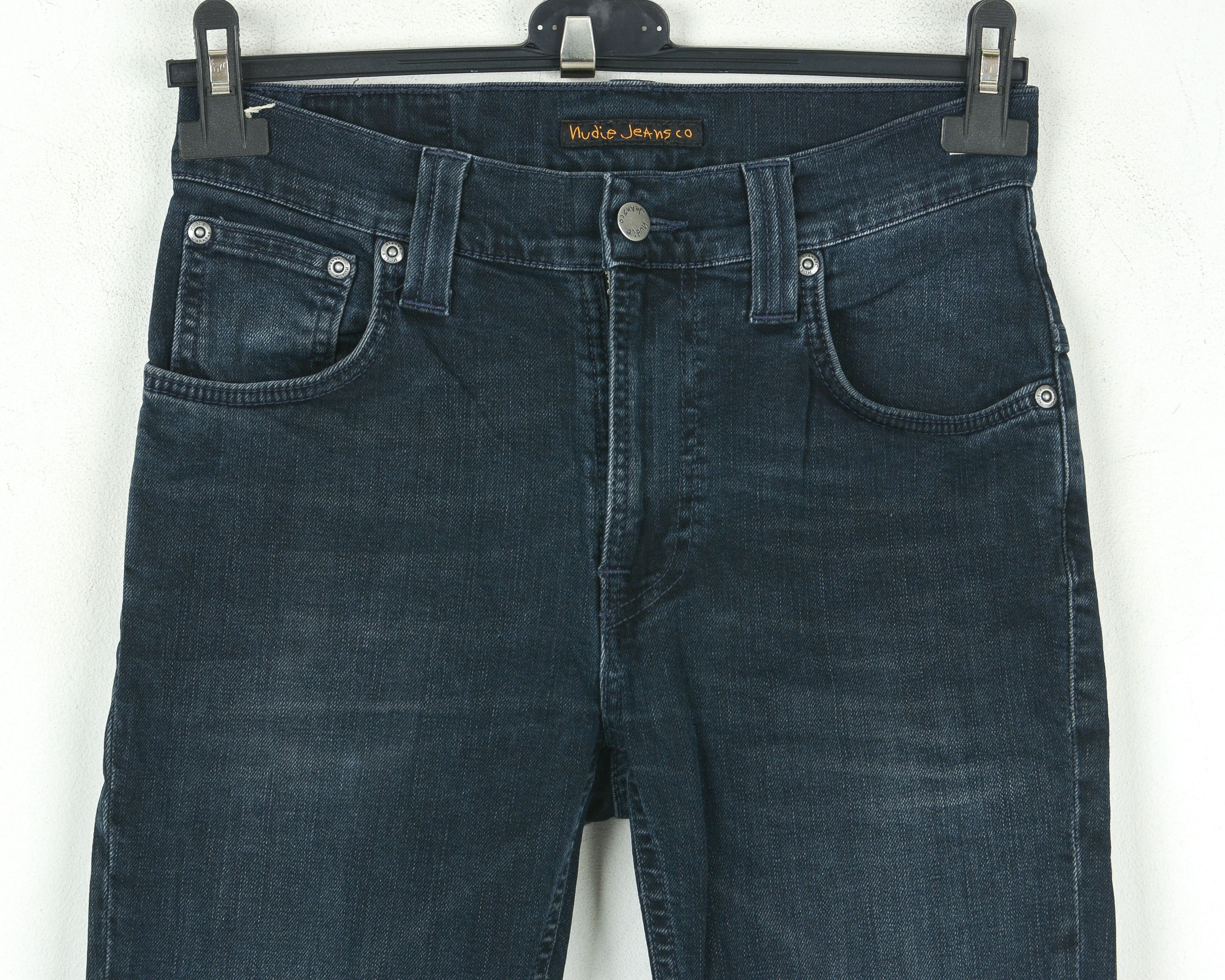 Nudie Jeans NUDIE JEANS Thin Finn W27 L32 Slim Denim Pants Stretchy Size US 27 - 2 Thumbnail