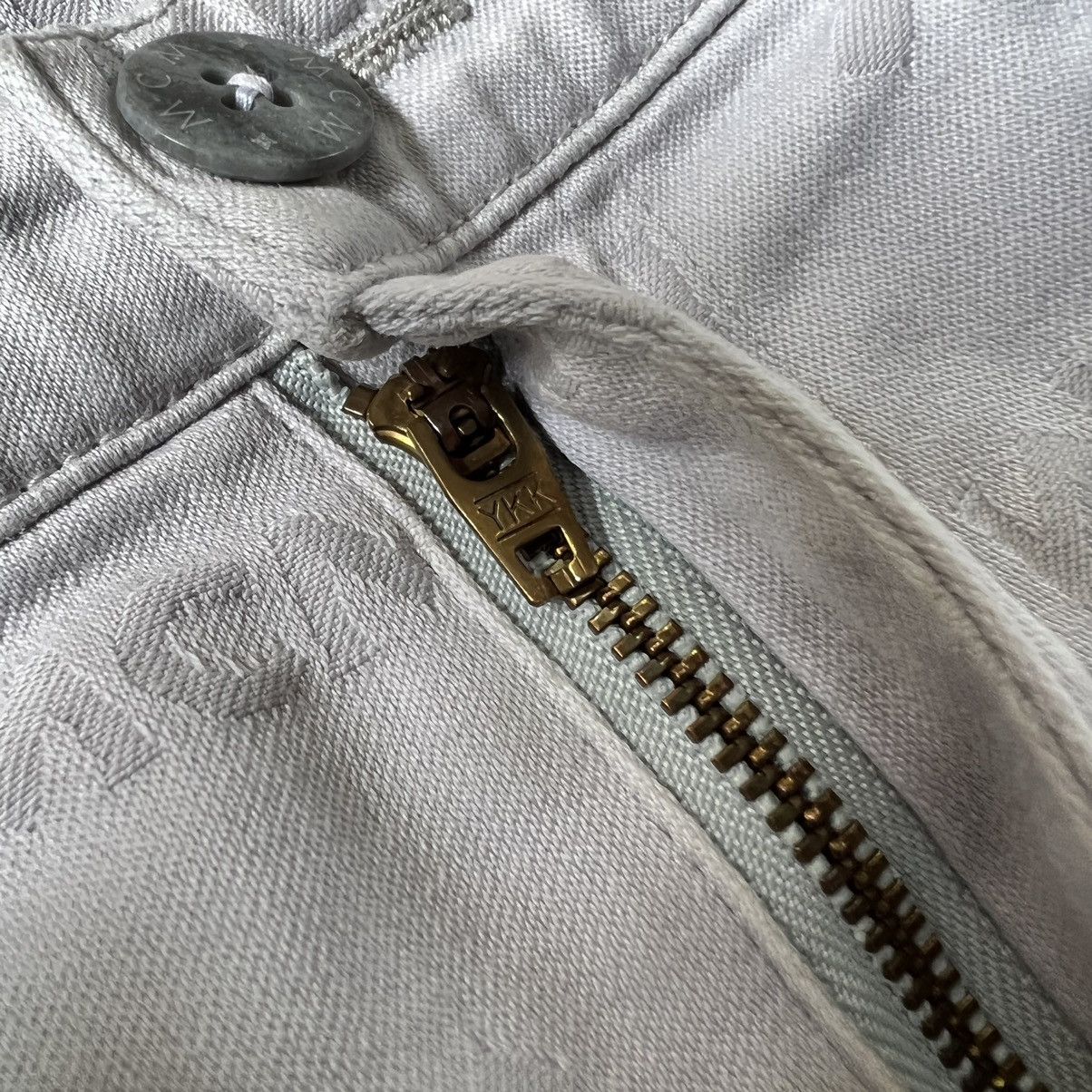 MCM Vintage 90s MCM Legere Monogram Pants Size 25" / US 0 / IT 36 - 9 Thumbnail