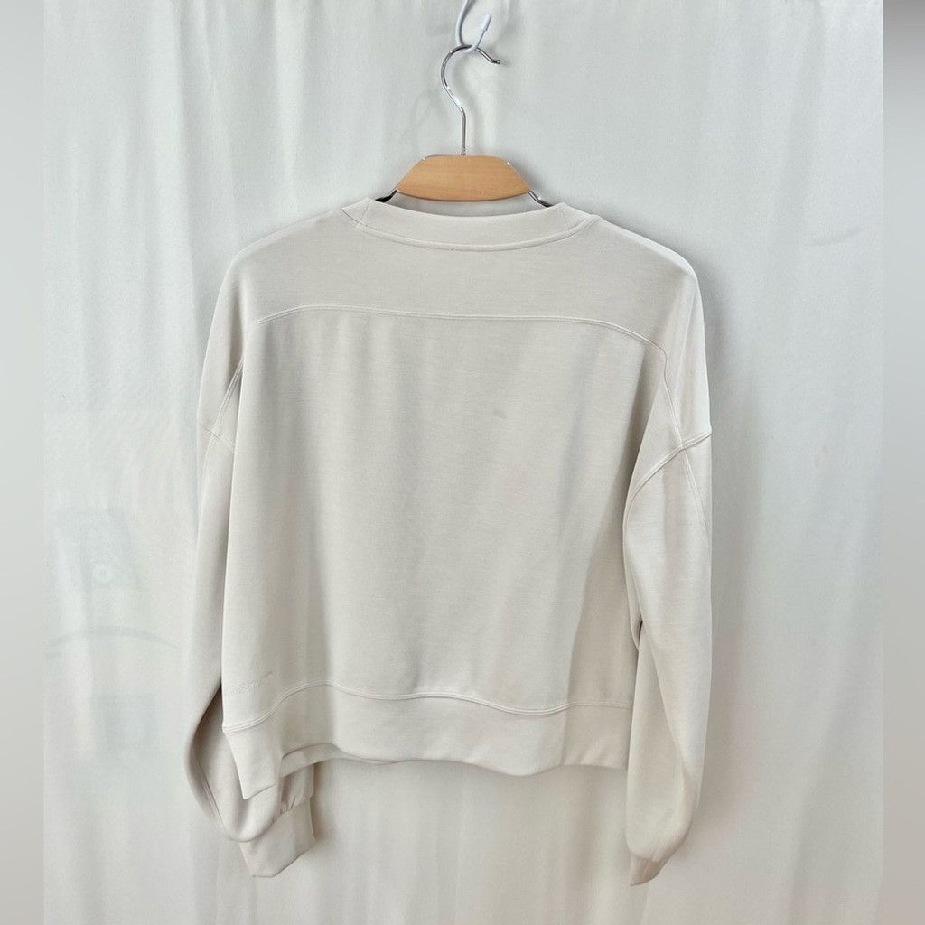 Lululemon Lululemon Softstreme Perfectly Oversized Crop Crew Mojave 12 Size XL / US 12-14 / IT 48-50 - 4 Thumbnail