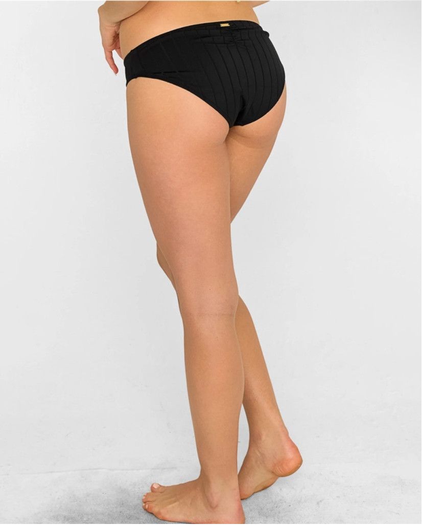 Designer NWOT Beach Bunny Ribbed Bikini Bottoms Black Size XL Size XS / US 0-2 / IT 36-38 - 2 Thumbnail