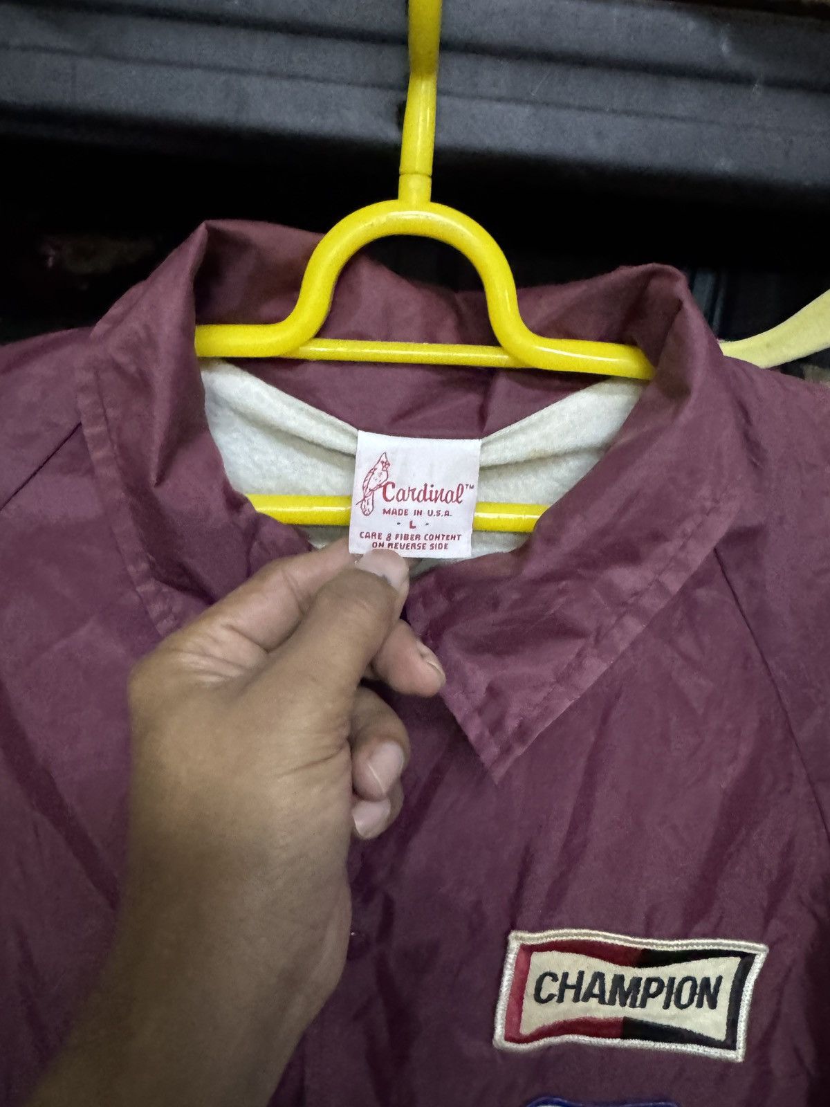 Vintage Vintage CARDINAL CHAMPION SPARK PLUG Jacket Size US L / EU 52-54 / 3 - 3 Thumbnail