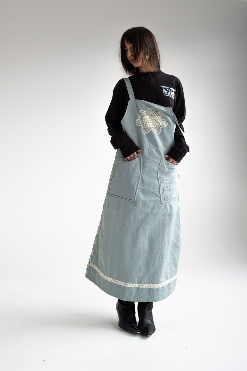 Brain Dead Brain Dead Doily Apron Utility Dress Size M / US 6-8 / IT 42-44 - 1 Thumbnail