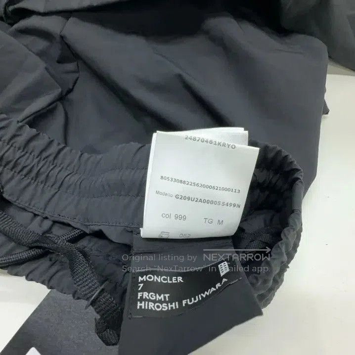 Moncler Moncler Men's Solid Side Pocket Jogger Pants. Size US 32 / EU 48 - 4 Thumbnail