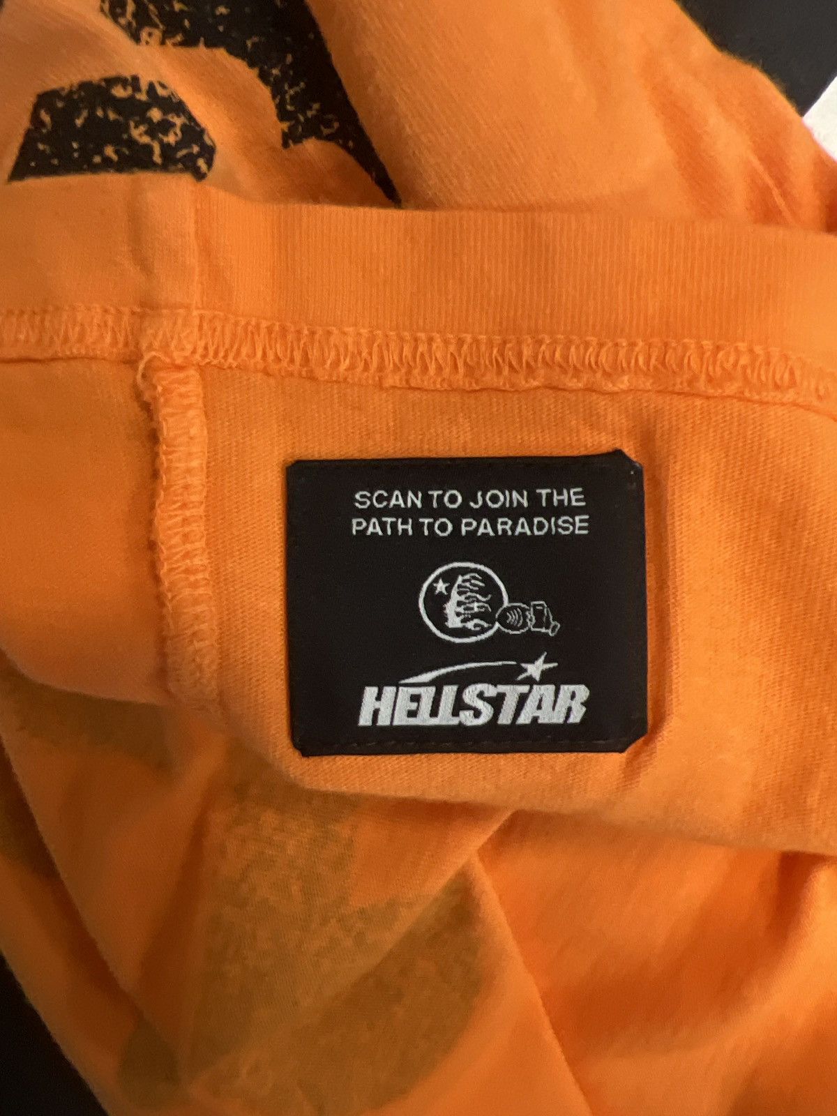 HELLSTAR Hellstar Studios Jesus Path To Paradise Orange T-Shirt Size US XS / EU 42 / 0 - 3 Thumbnail