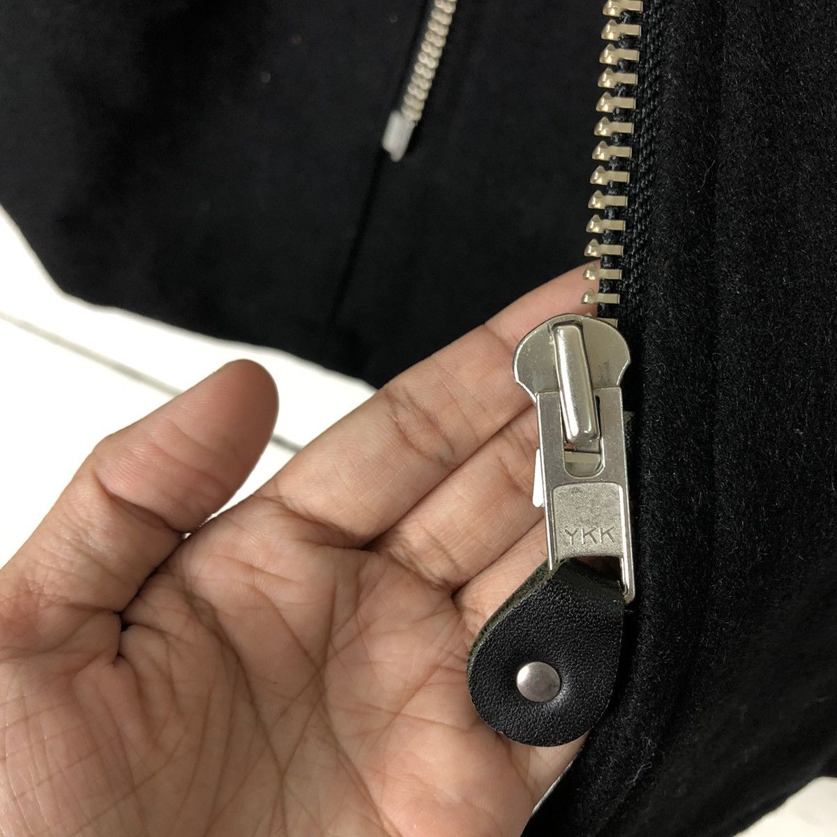 Japanese Brand 🔥90’s Wool Biker Jacket Double Breast Scanner Fundamental Size US M / EU 48-50 / 2 - 13 Thumbnail