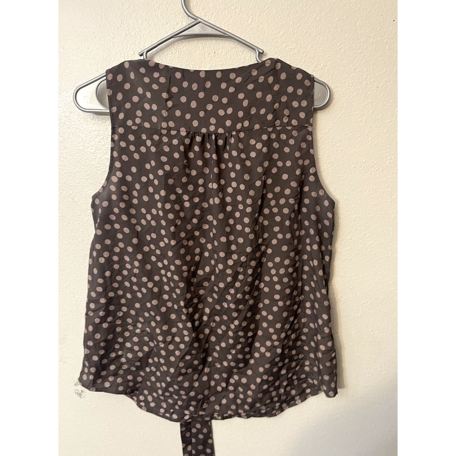 Loft Loft Polka Dot Tank Blouse Top Work/Office Wear Womens SZ Medium Size M / US 6-8 / IT 42-44 - 3 Thumbnail
