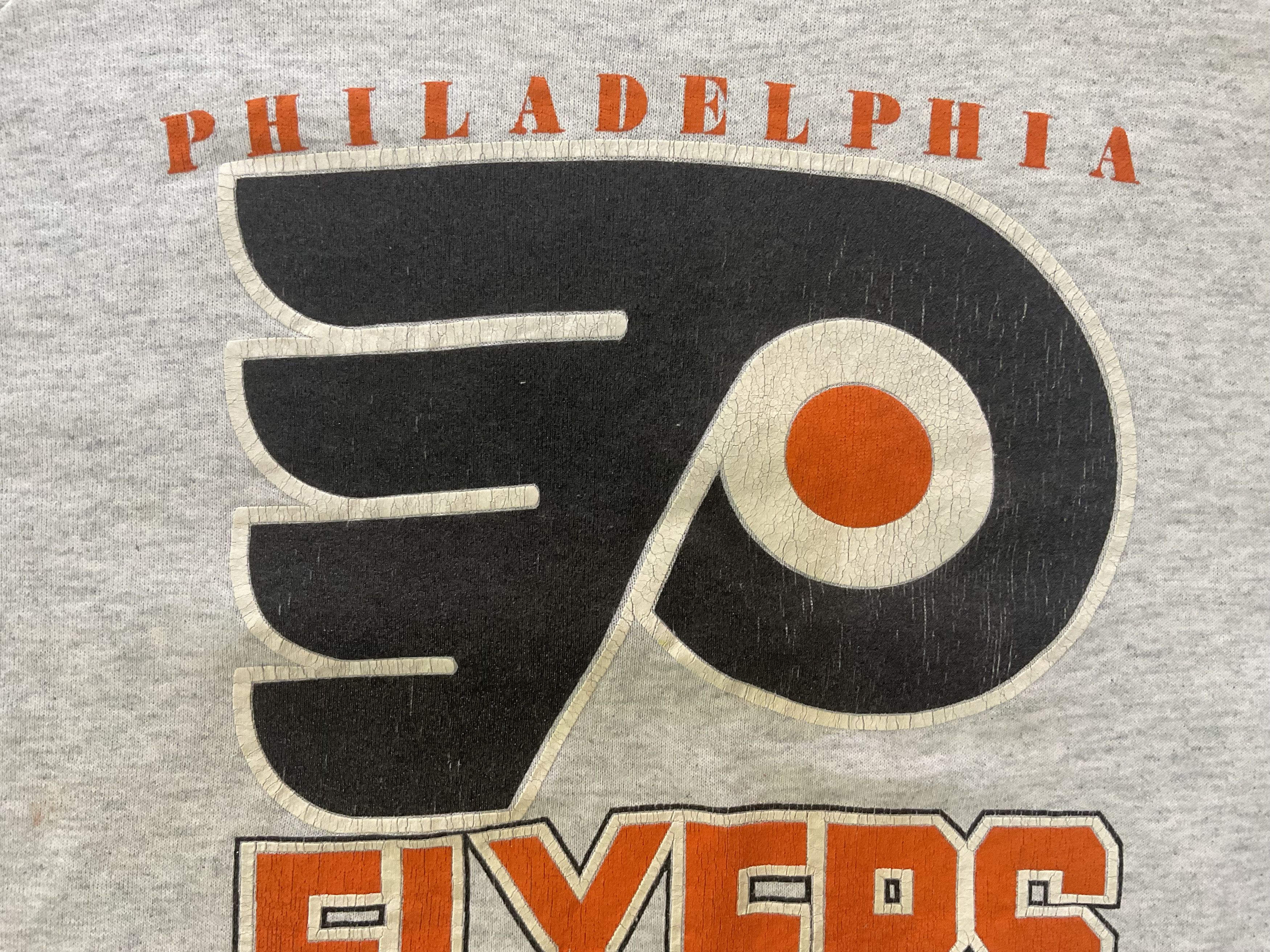 NHL Vintage 90s NHL Philadelphia Flyers Eric Lindros Sweatshirt Size US L / EU 52-54 / 3 - 5 Thumbnail