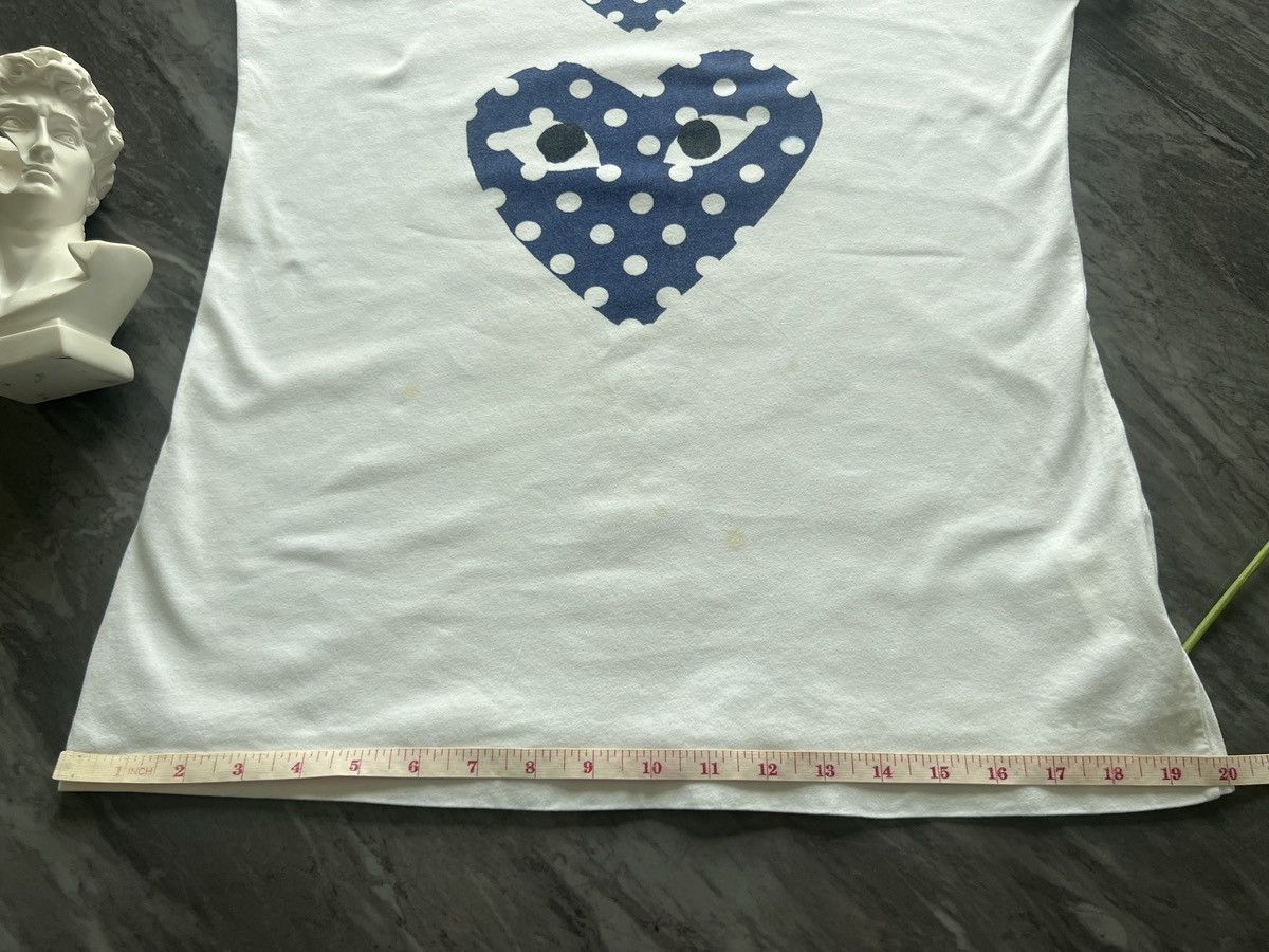 Comme des Garcons PLAY Comme De Garcons x Play : Double Blue and Red Heart Size XL / US 12-14 / IT 48-50 - 13 Thumbnail