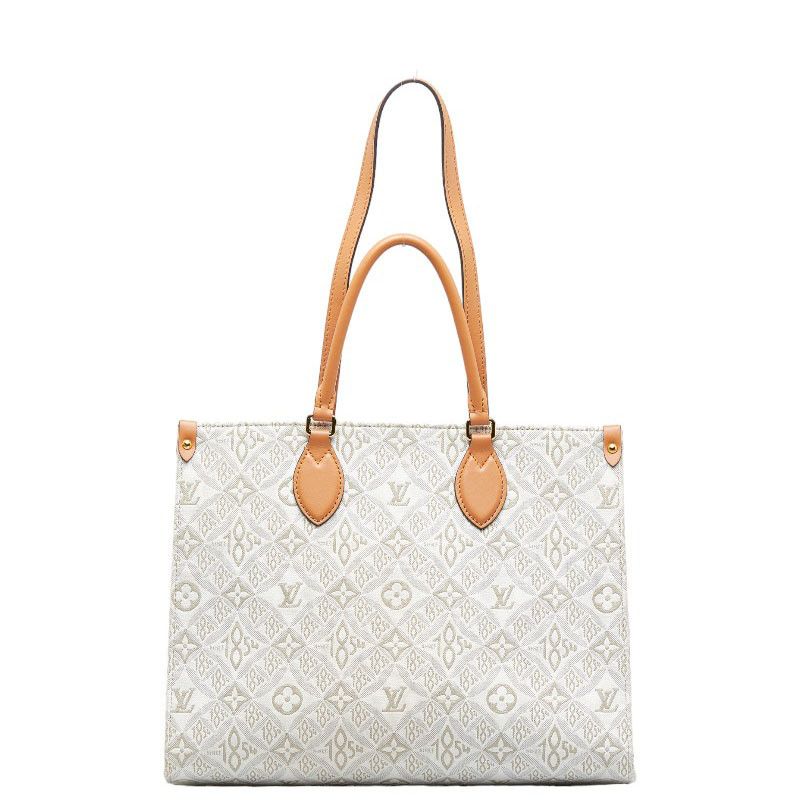 image of Louis Vuitton Monogram Since 1854 Onthego Mm in White, Women's