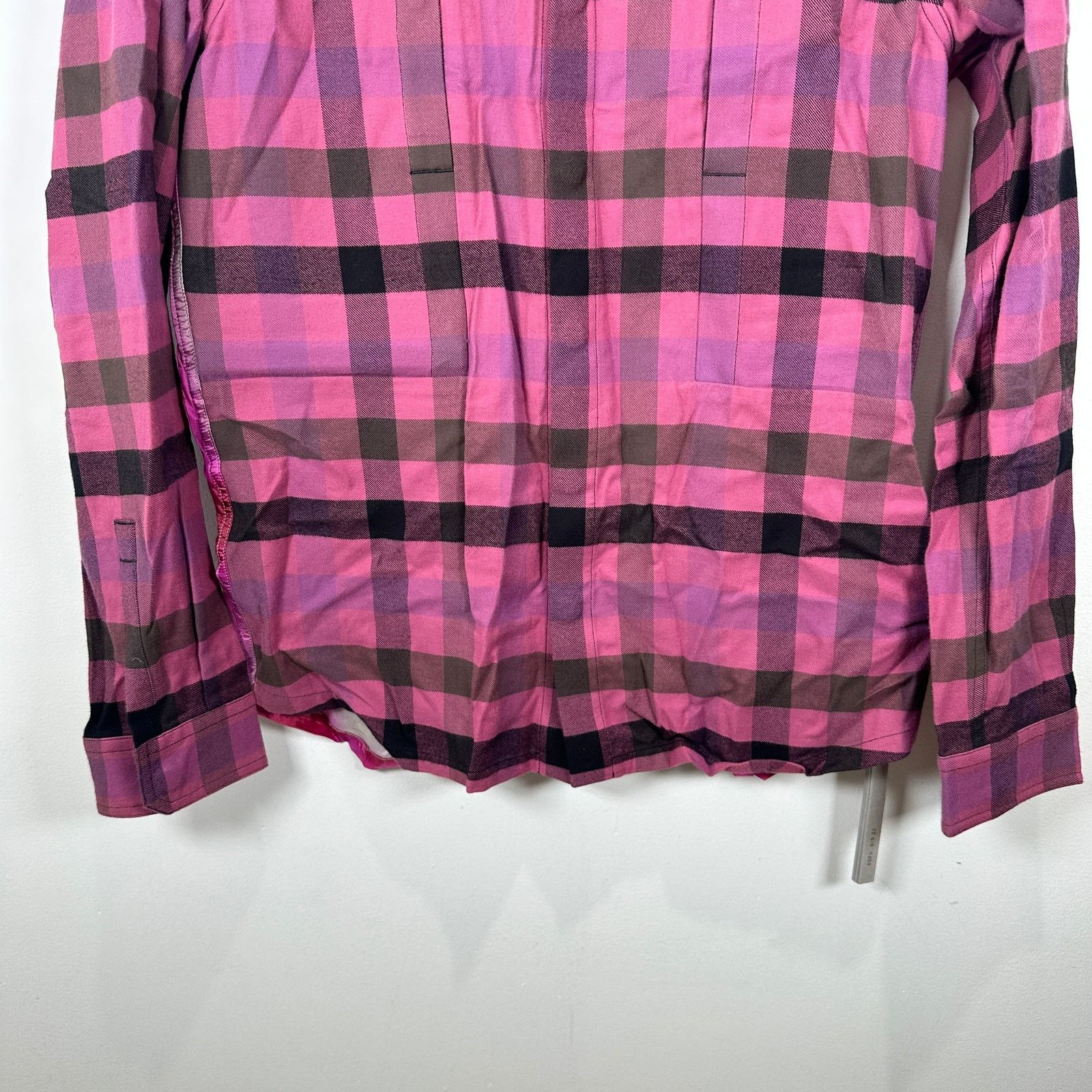 Rick Owens Rick Owens Hot Pink / Fuchsia Plaid Flannel Size 48 Size US M / EU 48-50 / 2 - 4 Thumbnail
