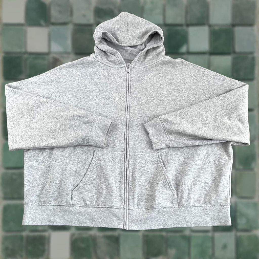 Fabletics Fabletics Grey Heather Hoodie Women 4X Full Zip Long Sleeve Athleisure Active Size XXL / US 16-18 / IT 52-54 - 1 Thumbnail