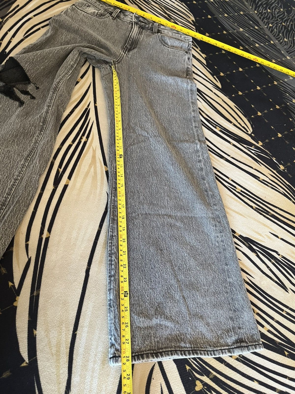 GU Vintage GU Baggy Distressed Denim Size US 28 / EU 44 - 15 Thumbnail