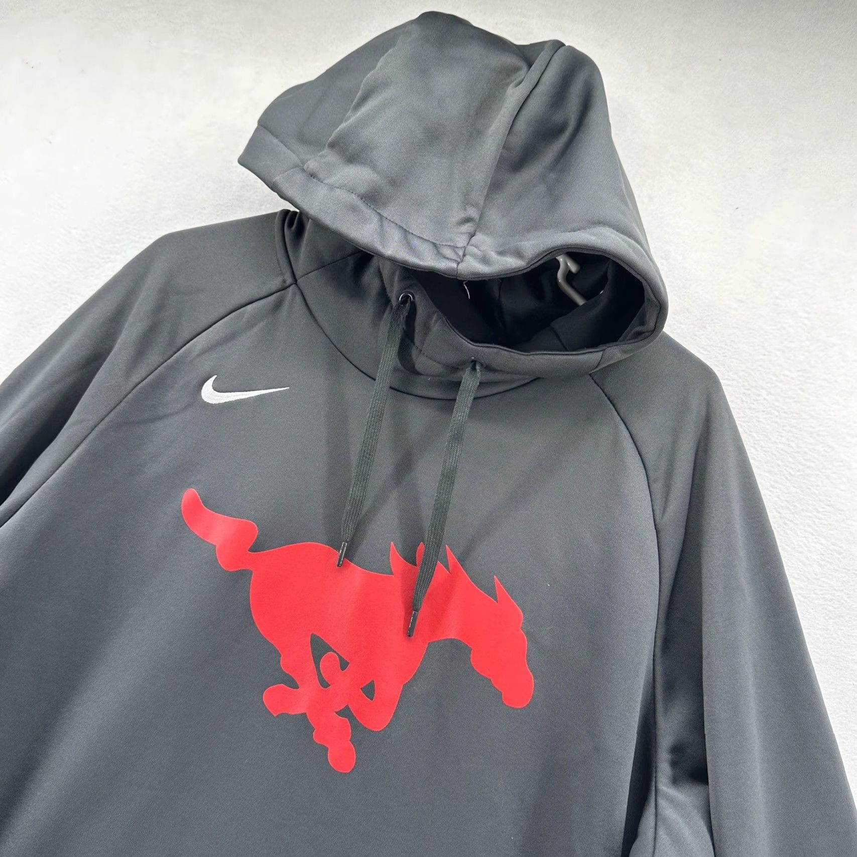 Nike Nike Dri-FIT Hoodie Mens XL GrayMustange Fleece Pullover Athletic Sweatshirt Size US XL / EU 56 / 4 - 2 Thumbnail