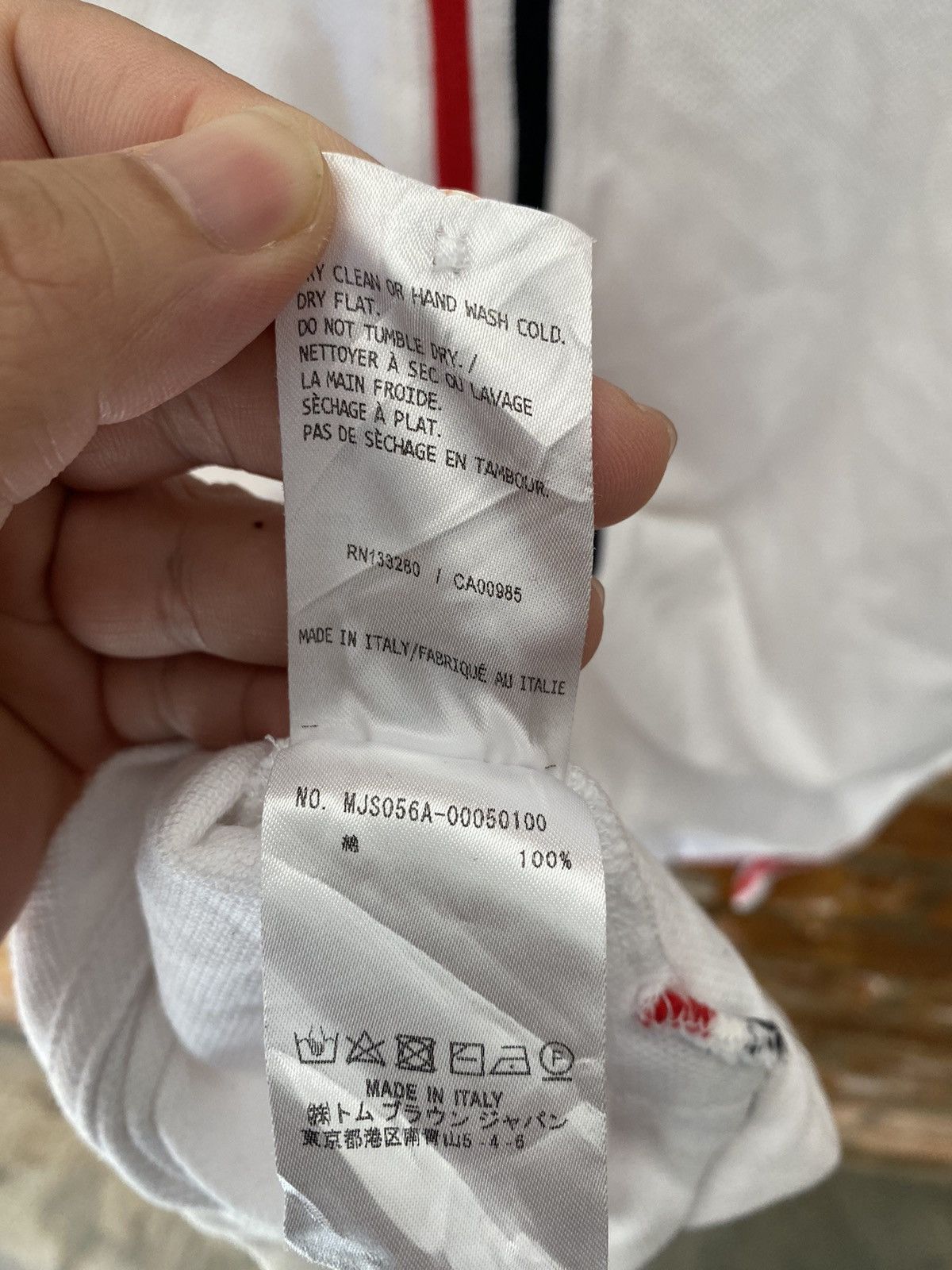 Thom Browne Iconic stripe shirt Size US M / EU 48-50 / 2 - 11 Thumbnail