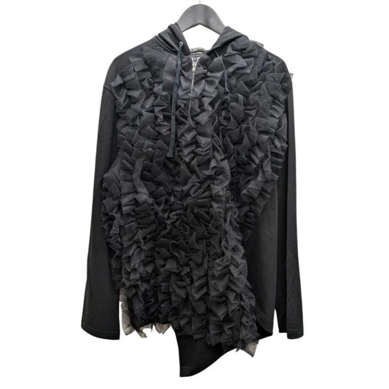 Comme des Garcons Comme Des Garcons Layered Tulle Zip Hoodie Size L / US 10 / IT 46 - 1 Thumbnail