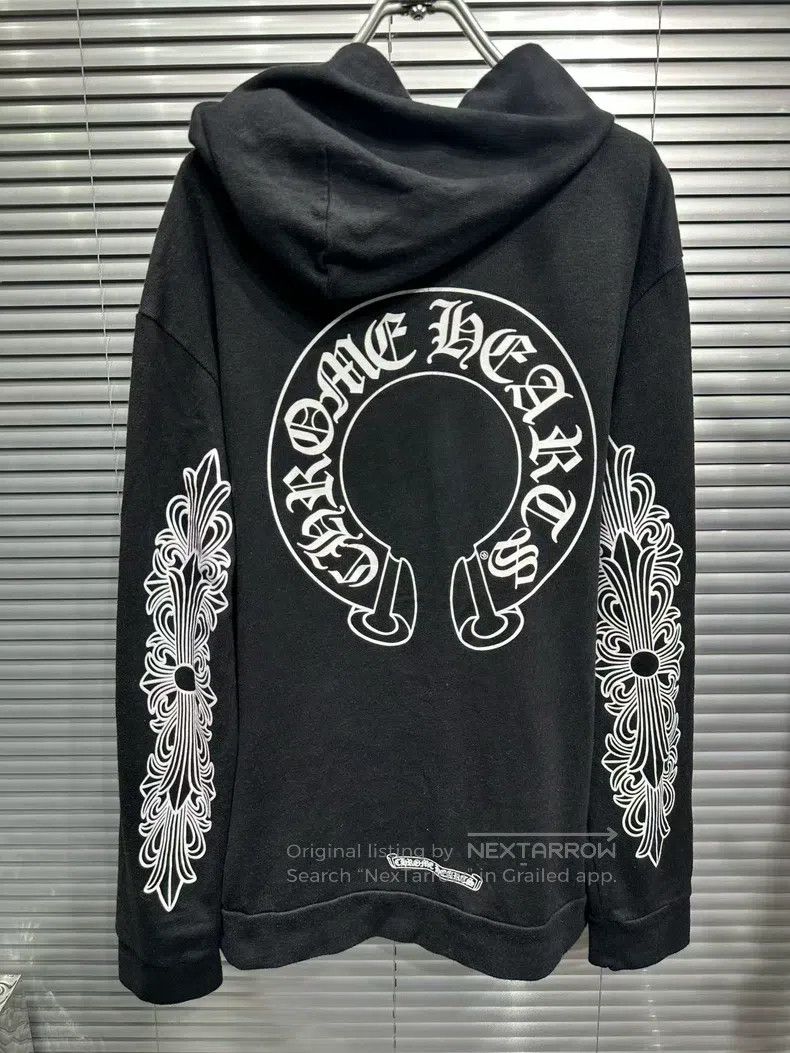 Chrome Hearts CHROME HEARTS Size L Kirin arm arm flame printing behind th Size US L / EU 52-54 / 3 - 3 Thumbnail