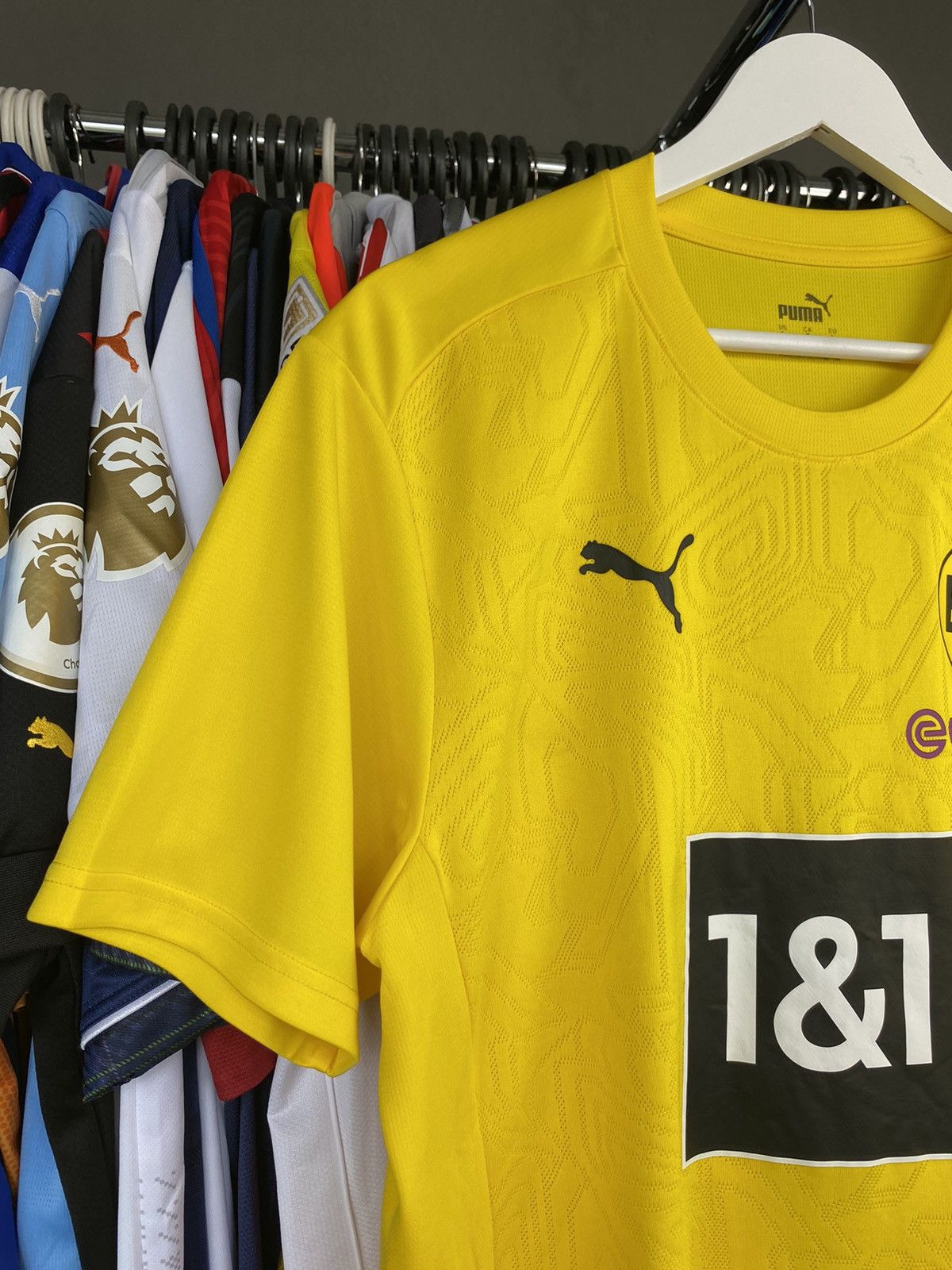 Nike 2016/17 PUMA BORUSSIA DORTMUND SOCCER FOOTBALL JERSEY SHIRT Size US L / EU 52-54 / 3 - 3 Thumbnail