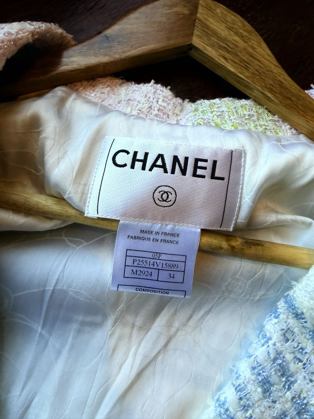 Chanel Chanel Multicolor Checked Tweed Floral Brooch Size XS / US 0-2 / IT 36-38 - 12 Thumbnail