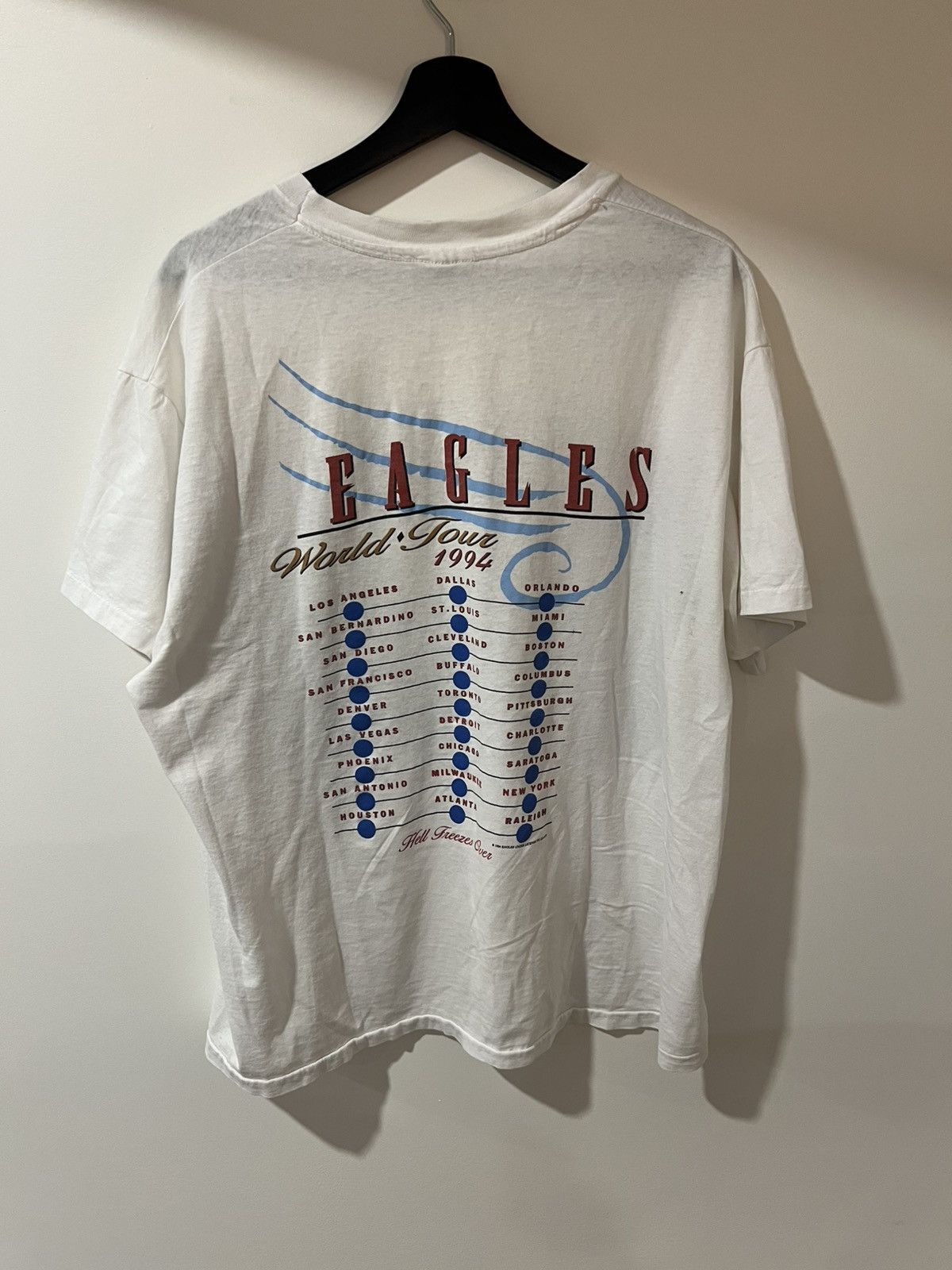 Vintage 1994 The Eagles “Hell Freezes Over” Vintage Shirt Size US XL / EU 56 / 4 - 2 Thumbnail