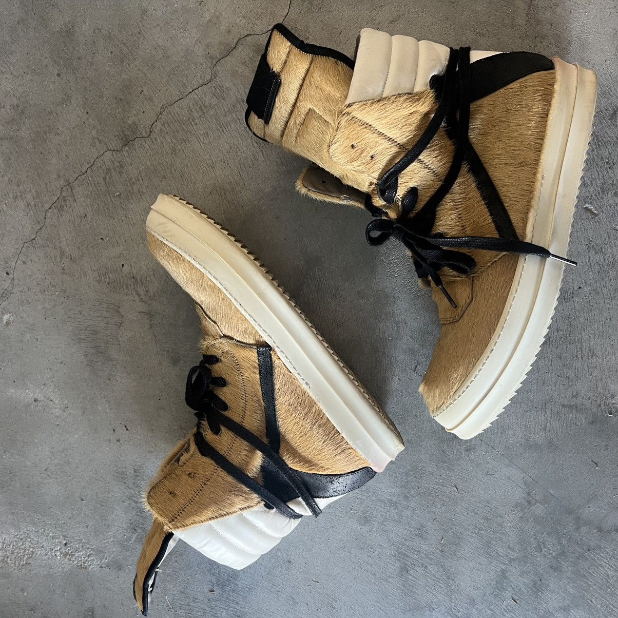 Rick Owens Rick Owens Pony Plinth Geobaskets Size US 11 / EU 44 - 2 Thumbnail