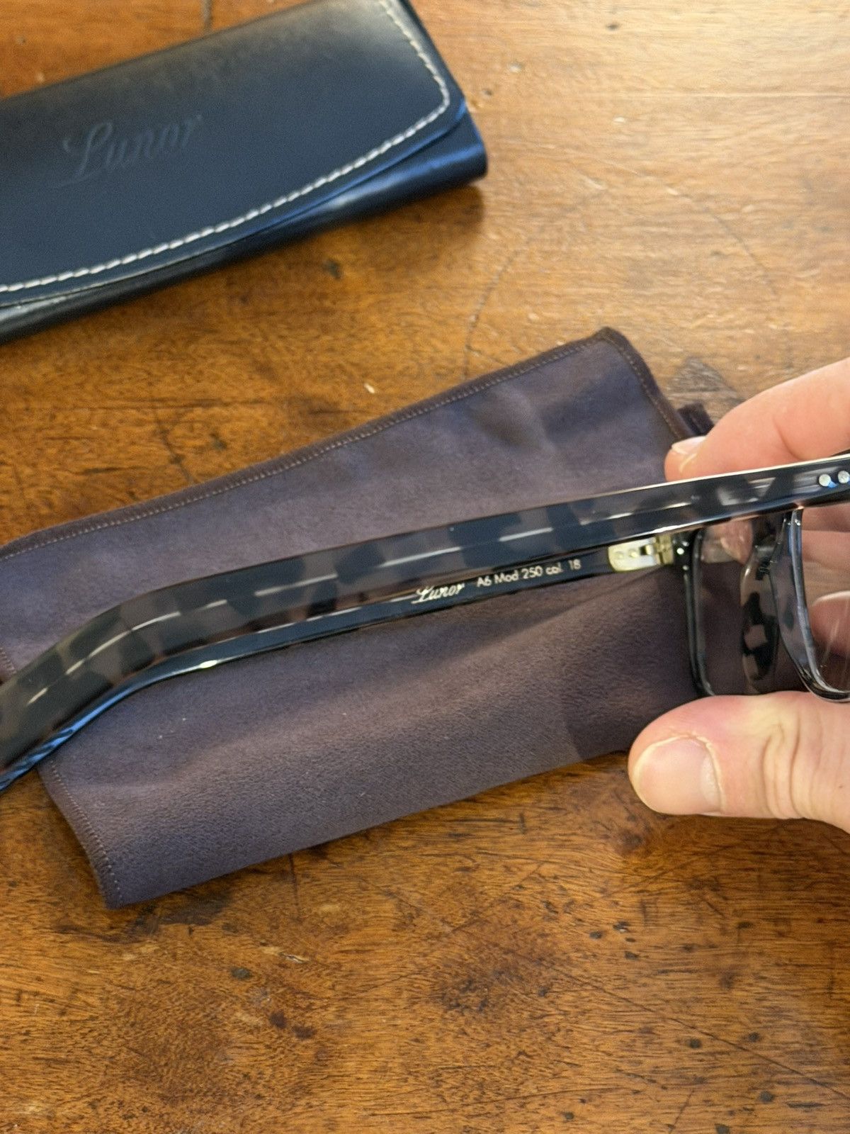 Other Lunor A6 250 Eyeglasses – Col. 18 (Black Tortoise) – Size 53 Size ONE SIZE - 5 Thumbnail