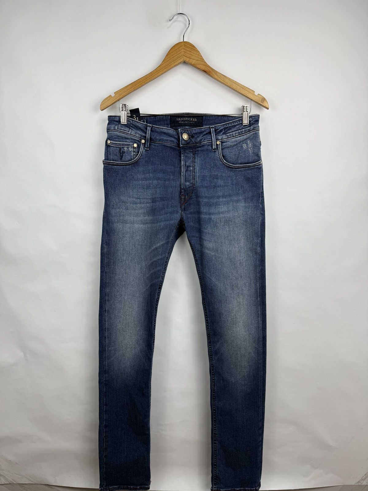 Jacob Cohen 🇮🇹 Handpicked Luxury Jeans Made in Italy Slim Fit Size 31 Size US 31 - 3 Thumbnail