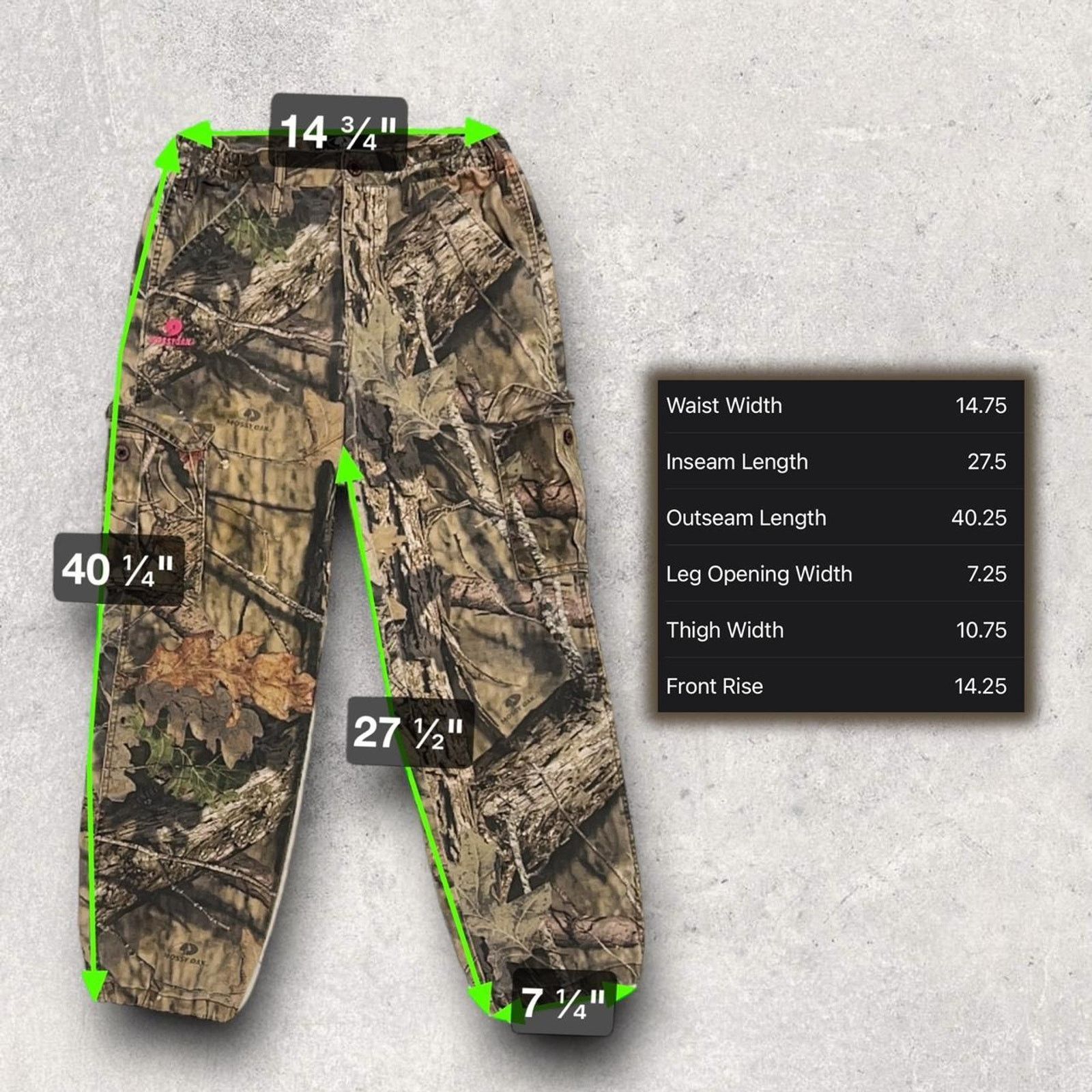 Realtree RealTree Style Camouflage Hunting Cargo Pants by MossyOak Size 30" / US 8 / IT 44 - 6 Thumbnail