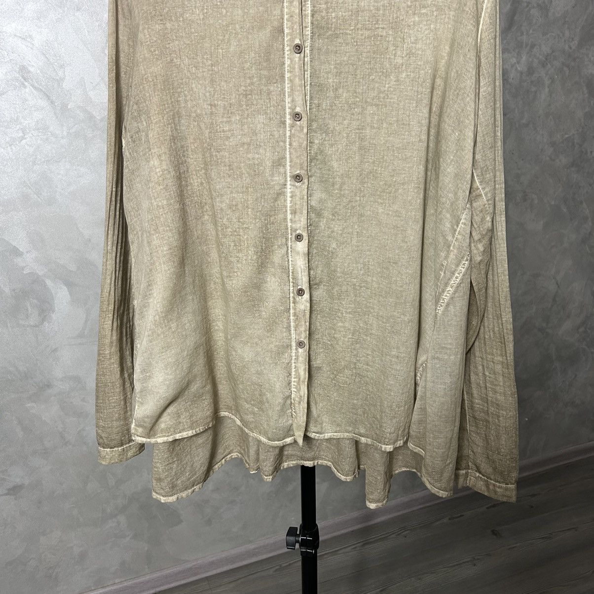 Rundholz Rundholz Avantgarde Button Front Shirt In Walnut Cloud Brown Size S / US 4 / IT 40 - 5 Thumbnail