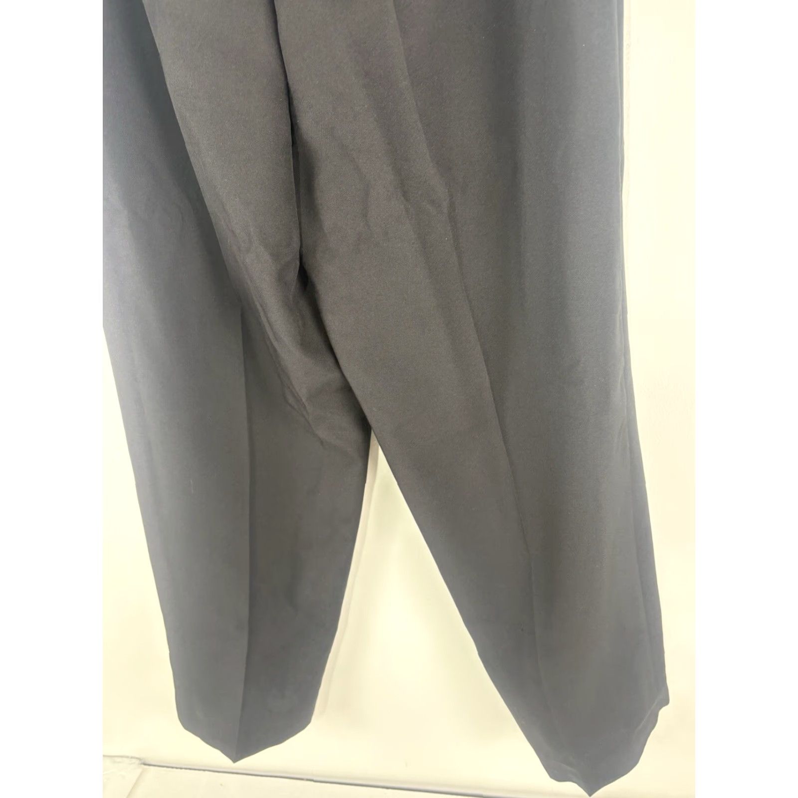 Blair Blair Black Pull On Pleated Elastic Waist Dress Pants Womens Size 16 Size 38" / US 16 / IT 52 - 6 Thumbnail