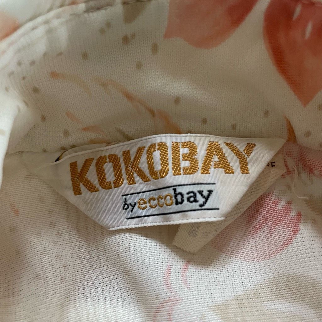 Vintage Vintage 70s Kokobay By Ecco Bay Pointy Collar Floral Short S Size S / US 4 / IT 40 - 5 Thumbnail