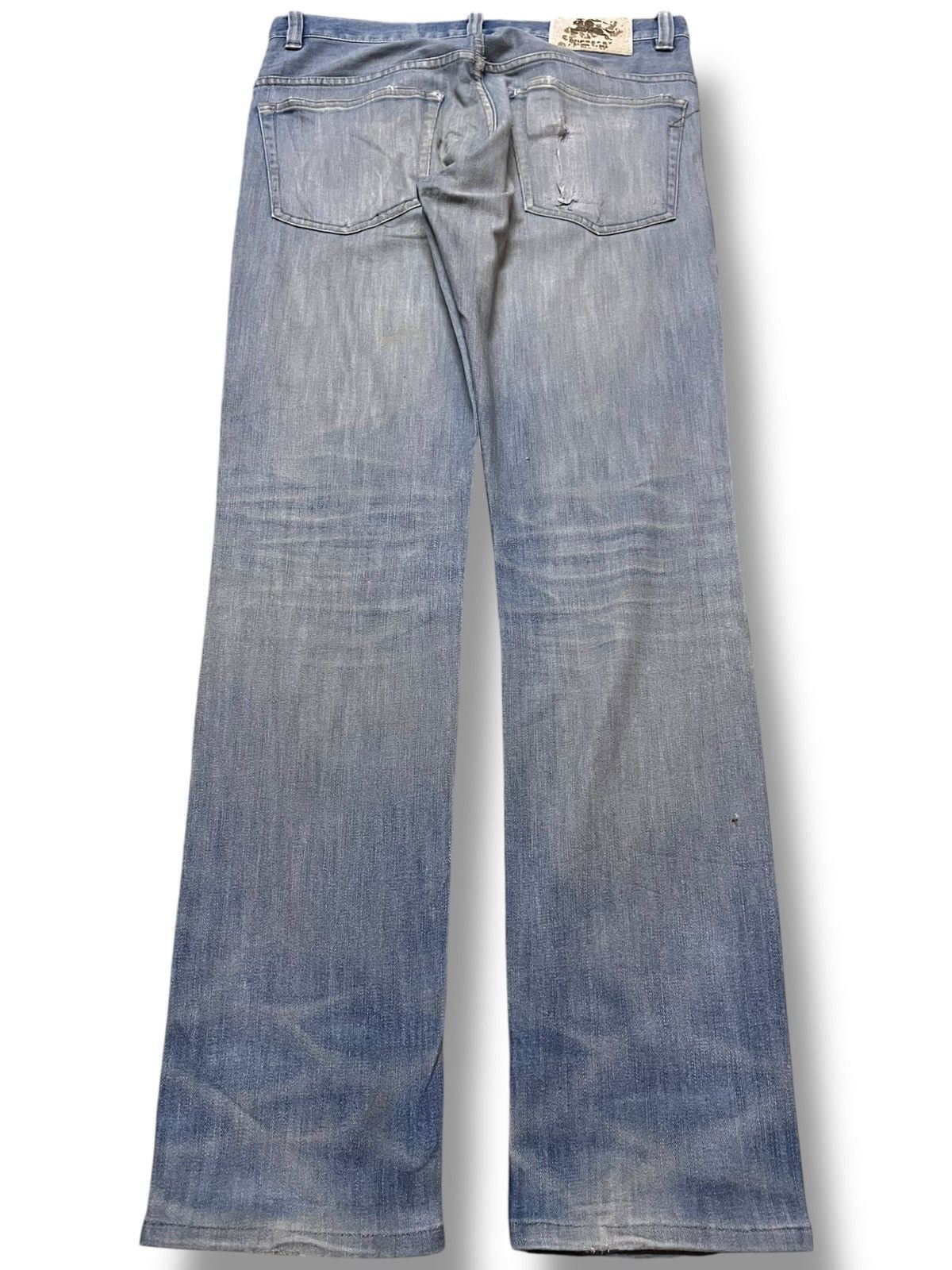 Burberry Vintage Burberry Slim Fit Honeycomb Denim Size US 31 - 6 Thumbnail