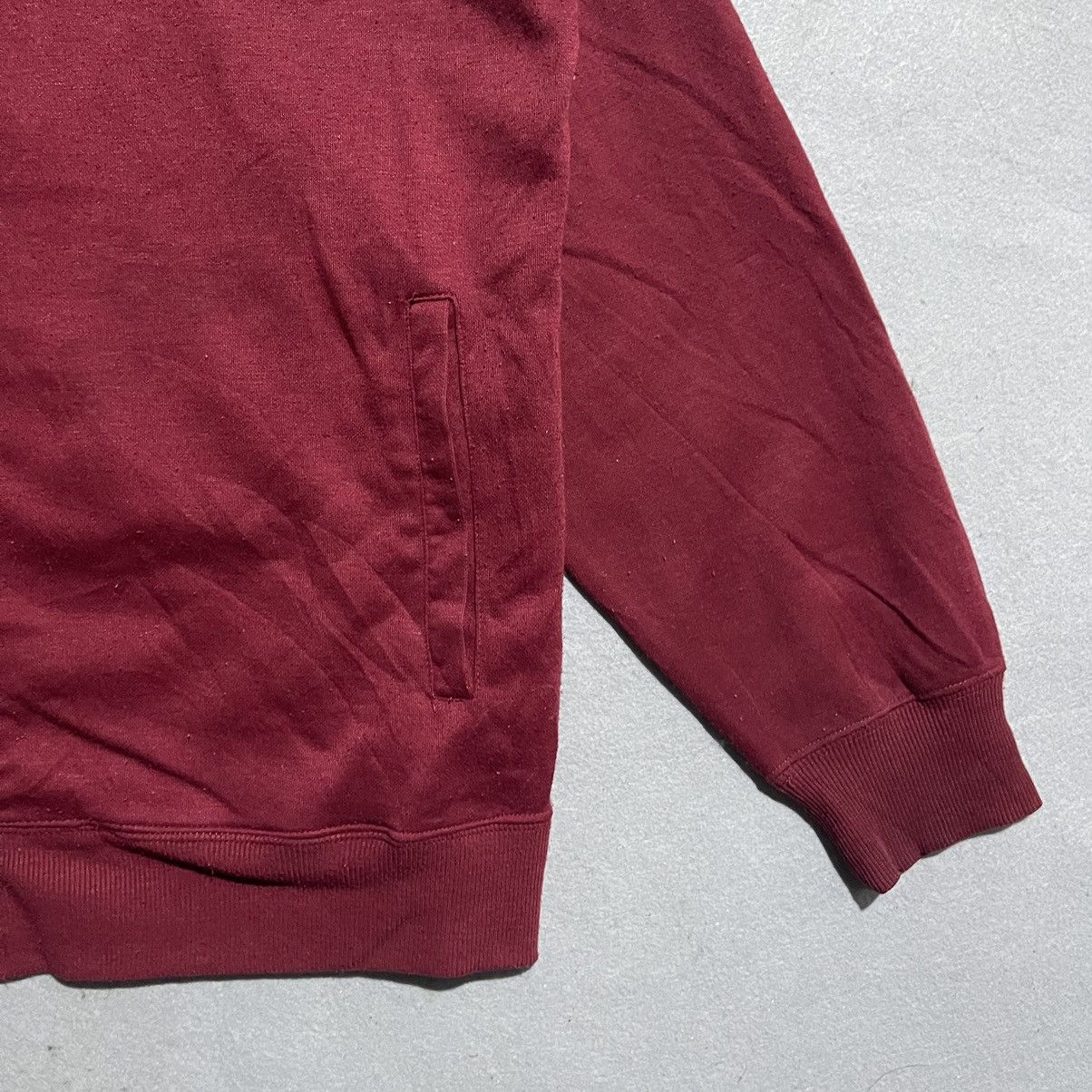 Japanese Brand Vintage Elf Lubricants Racing Zip Hoodie Burgundy Motorsport Size US L / EU 52-54 / 3 - 3 Thumbnail