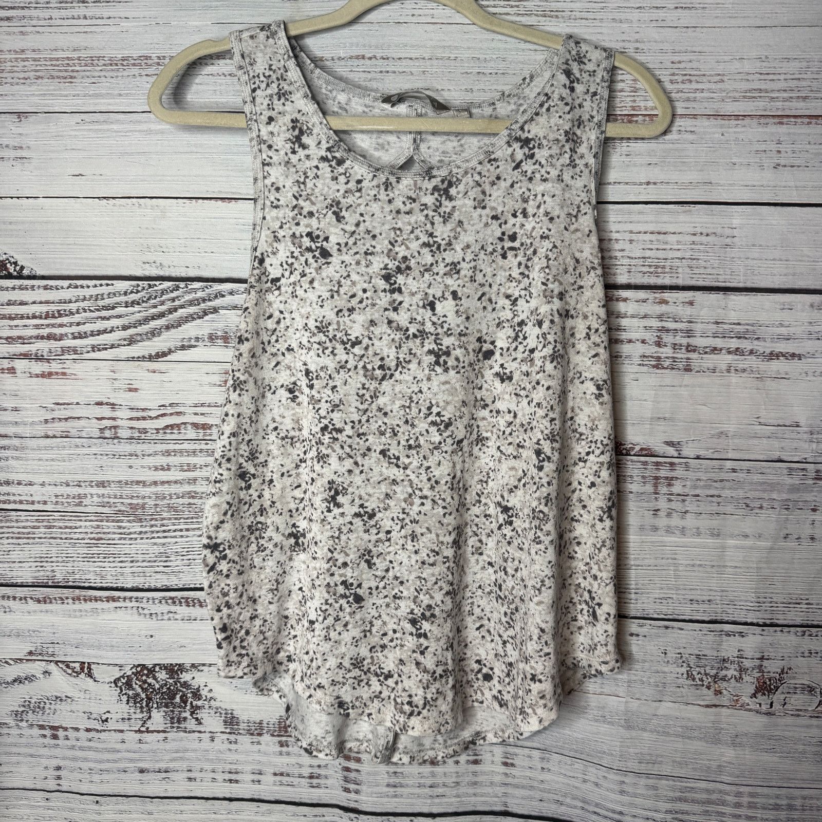Athleta Athleta Breezy Cutout Tank Top Wome Blue Speckled Workout LG Size L / US 10 / IT 46 - 3 Thumbnail