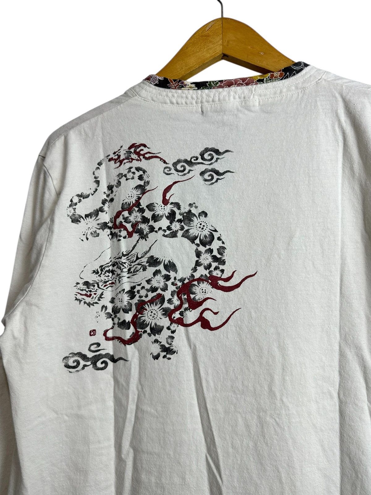 20471120 TRADITIONAL JAPANESE LONG SLEEVE TEE SUKAJAN STYLE Size US M / EU 48-50 / 2 - 4 Thumbnail