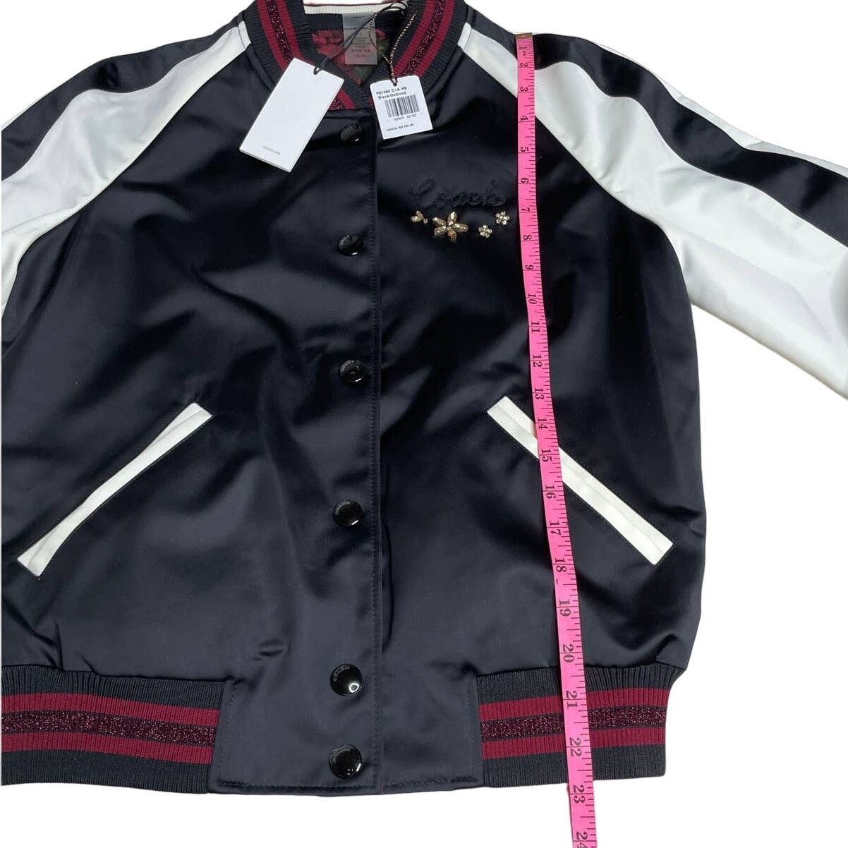 Coach Coach Reversible Tossed Peony Print Souvenir Jacket XS Size US XS / EU 42 / 0 - 11 Thumbnail