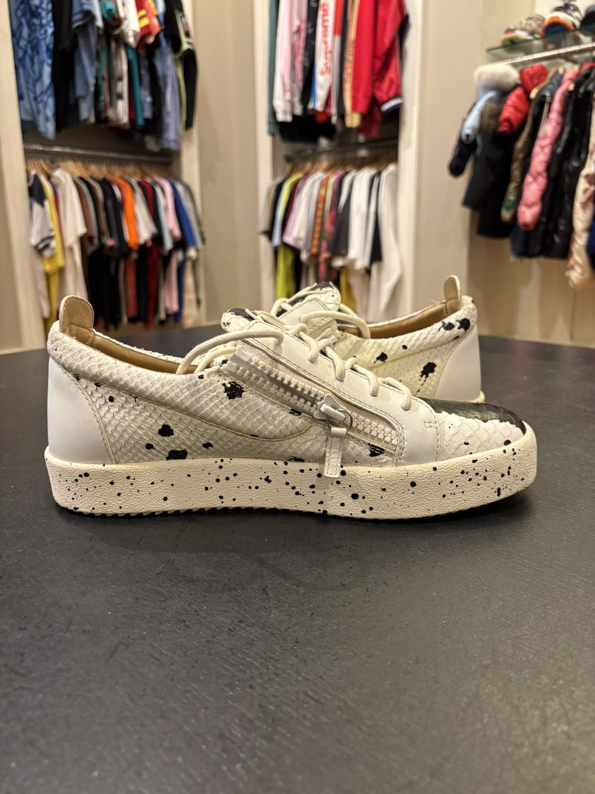 Giuseppe Zanotti Giuseppe Zanotti Low Top Sneakers Size US 11 / EU 44 - 4 Thumbnail